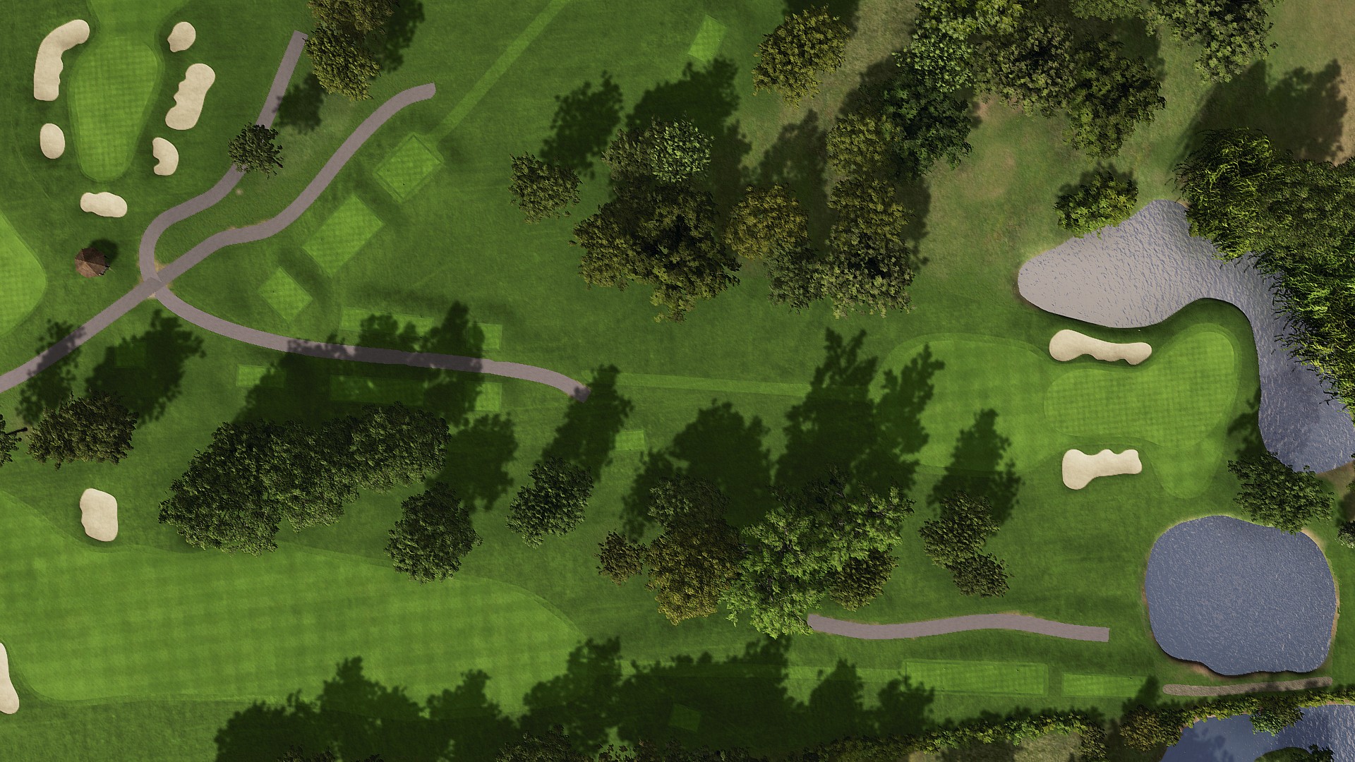 Hole 3 at Interlachen Country Club (Pre-Restoration)
