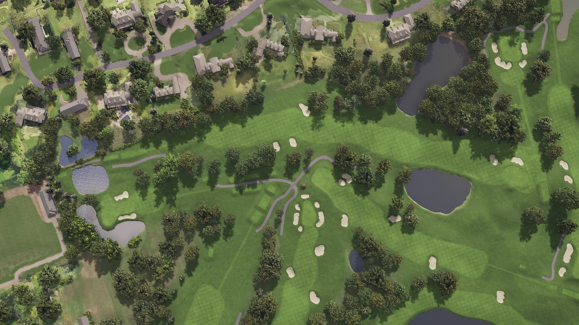 Hole 4 at Interlachen Country Club (Pre-Restoration)