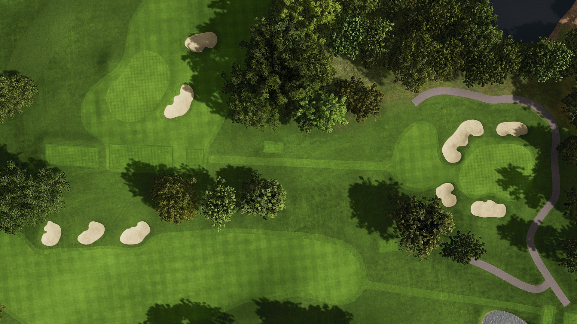 Hole 5 at Interlachen Country Club (Pre-Restoration)
