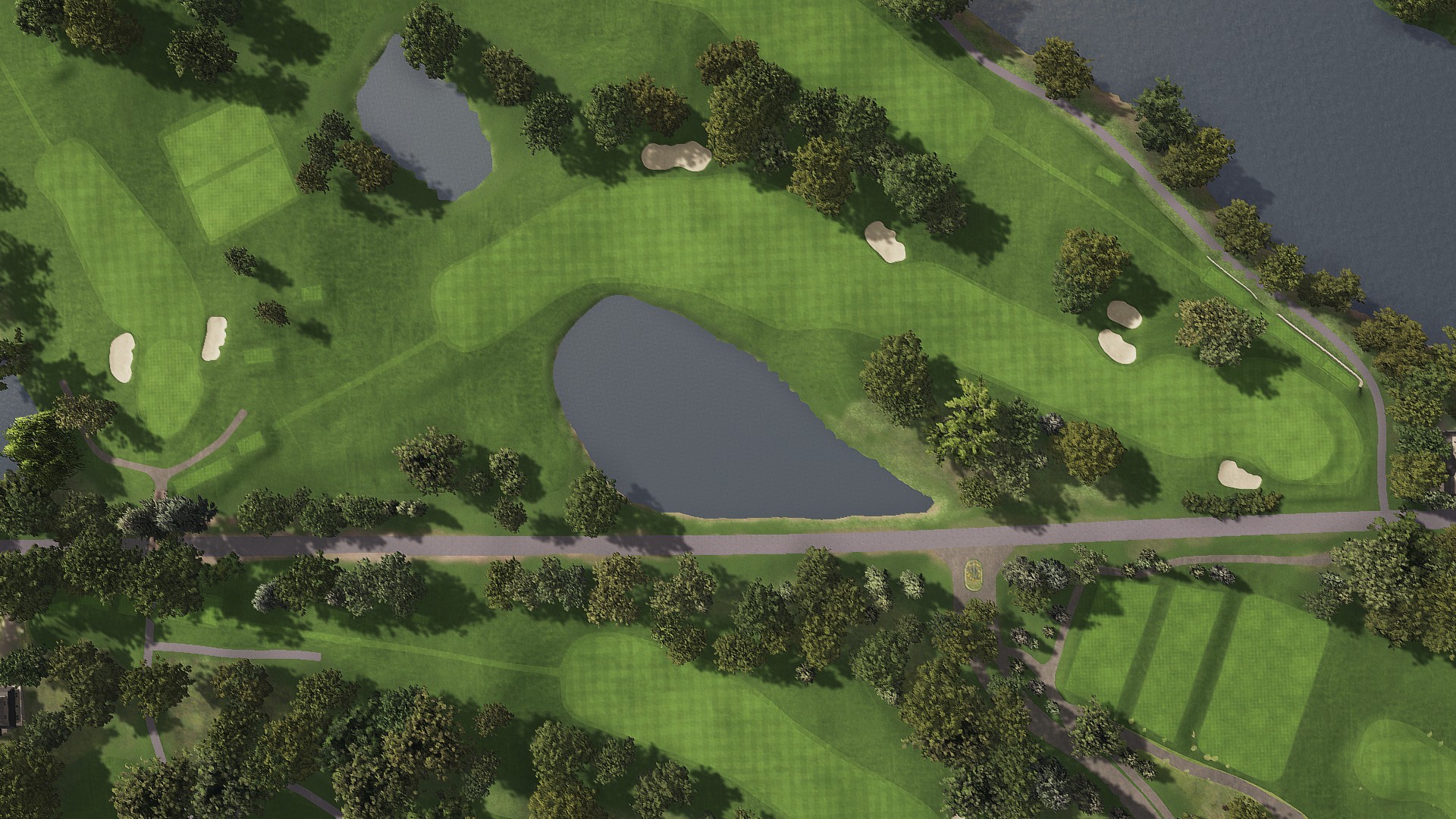 Hole 11 at Interlachen Country Club (Pre-Restoration)