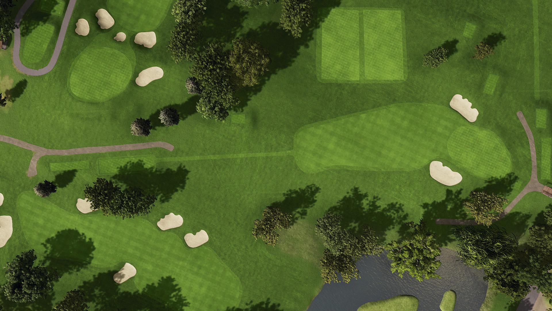 Hole 17 at Interlachen Country Club (Pre-Restoration)