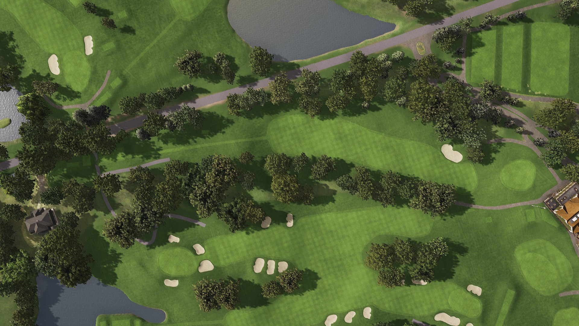 Hole 18 at Interlachen Country Club (Pre-Restoration)