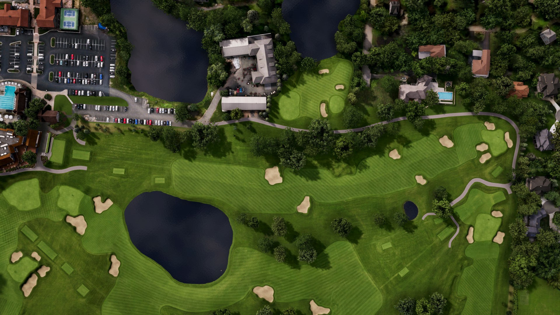 Hole 1 at Interlachen Country Club (Post-Restoration)
