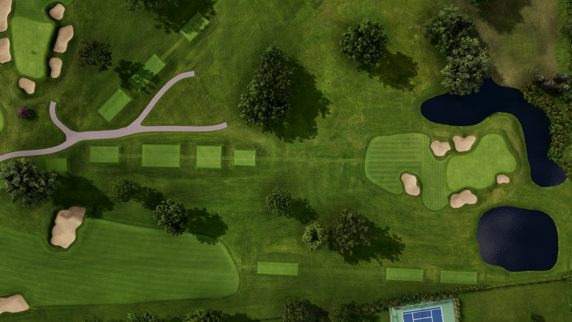 Hole 3 at Interlachen Country Club (Post-Restoration)