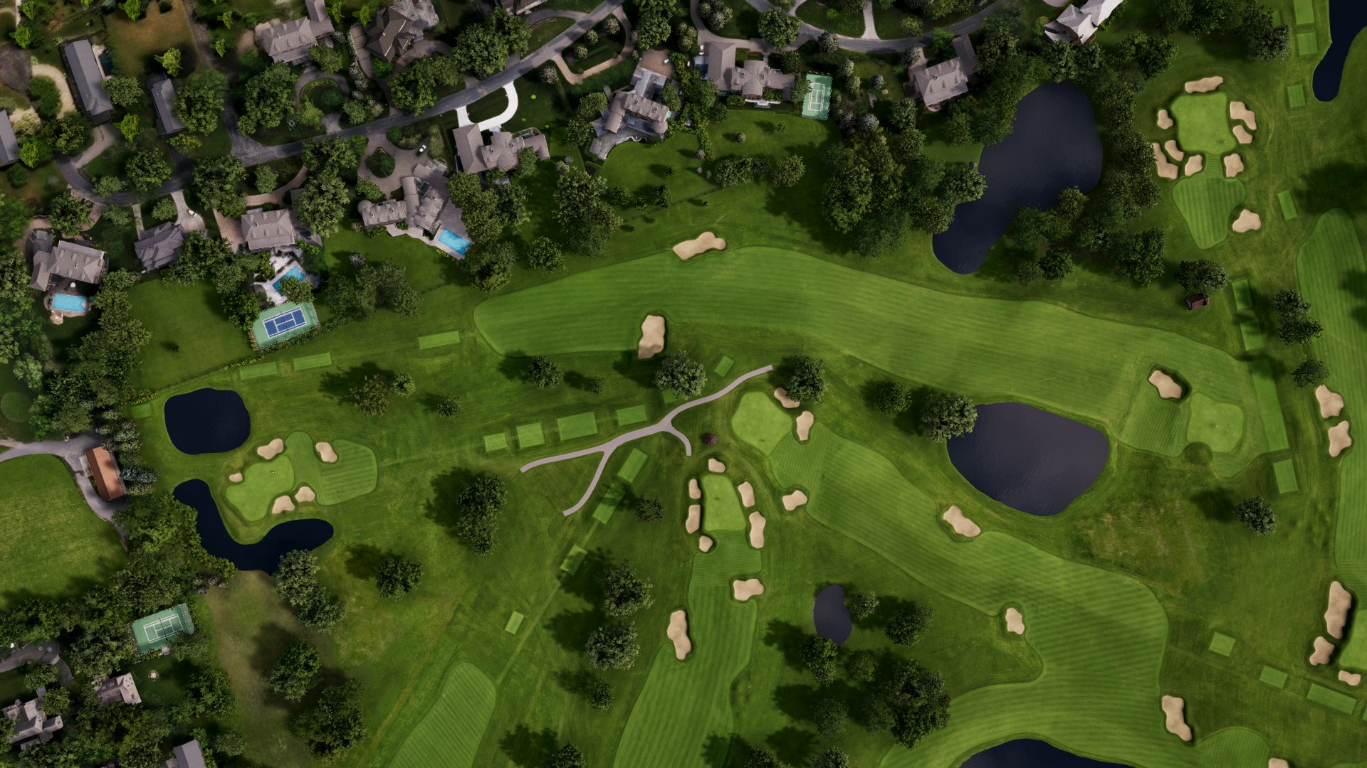 Hole 4 at Interlachen Country Club (Post-Restoration)