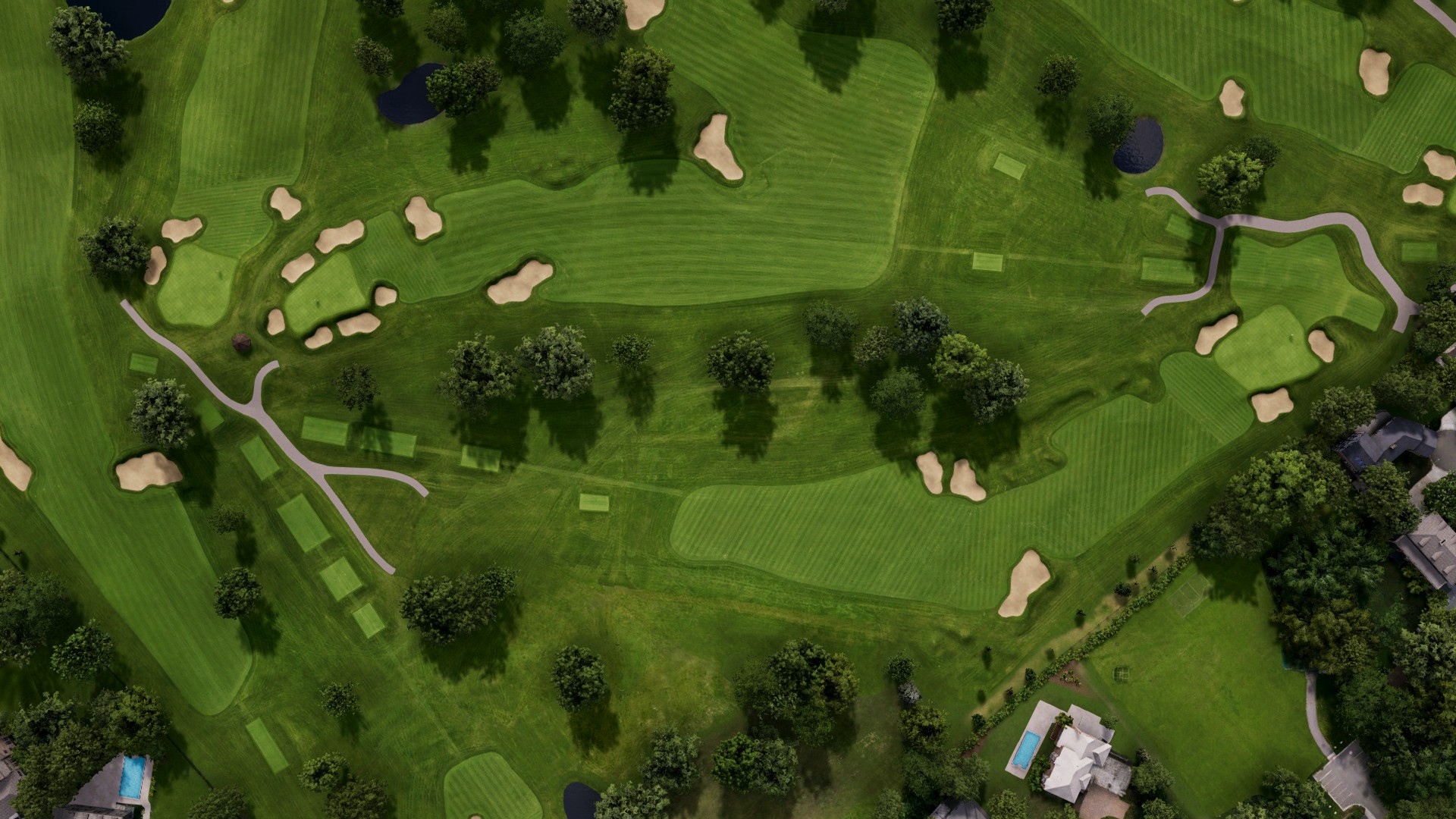 Hole 8 at Interlachen Country Club (Post-Restoration)
