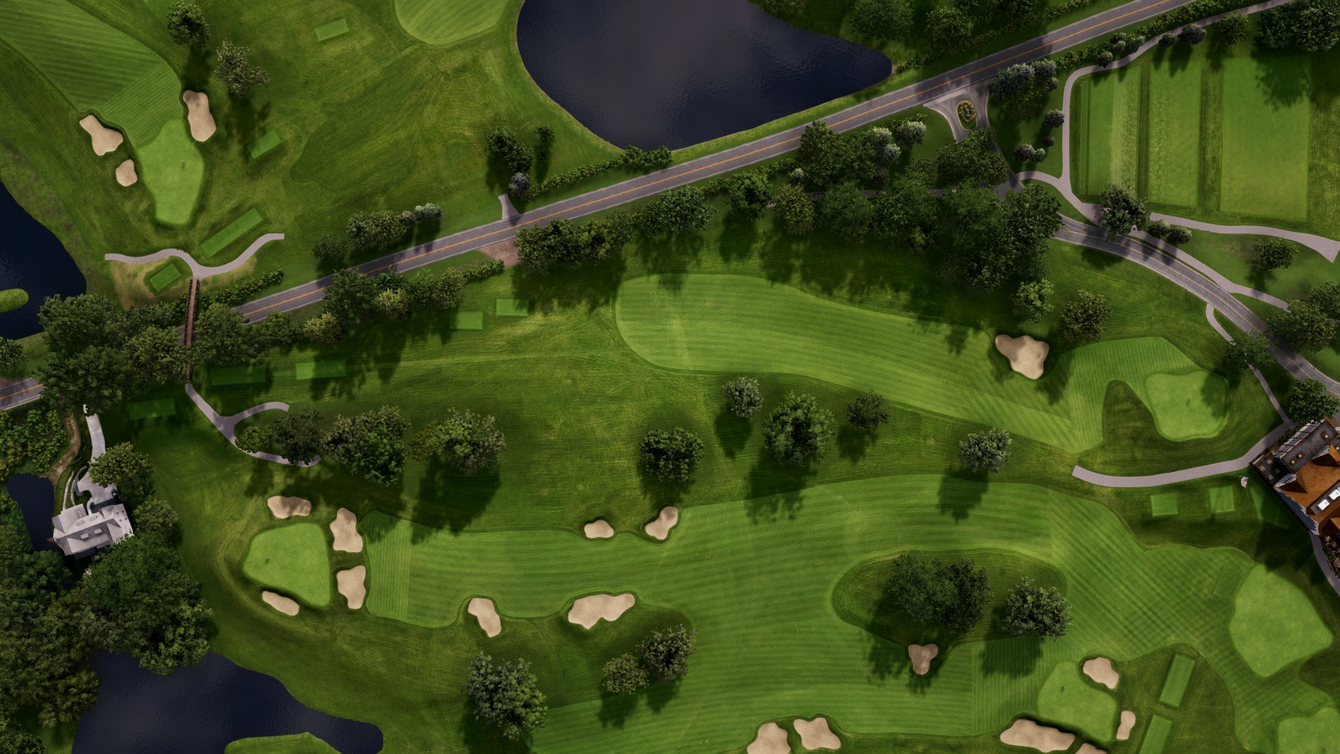 Hole 18 at Interlachen Country Club (Post-Restoration)