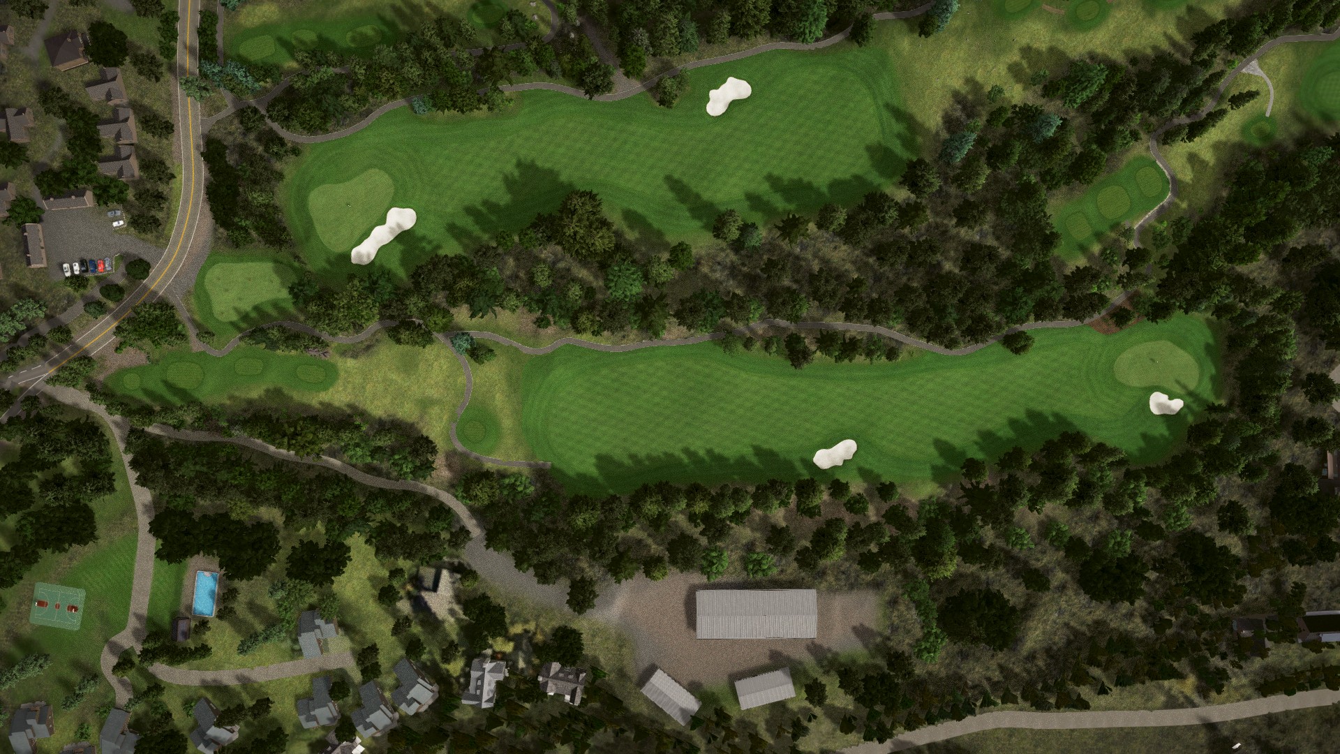 Hole 1 at Iron Horse Golf Club
