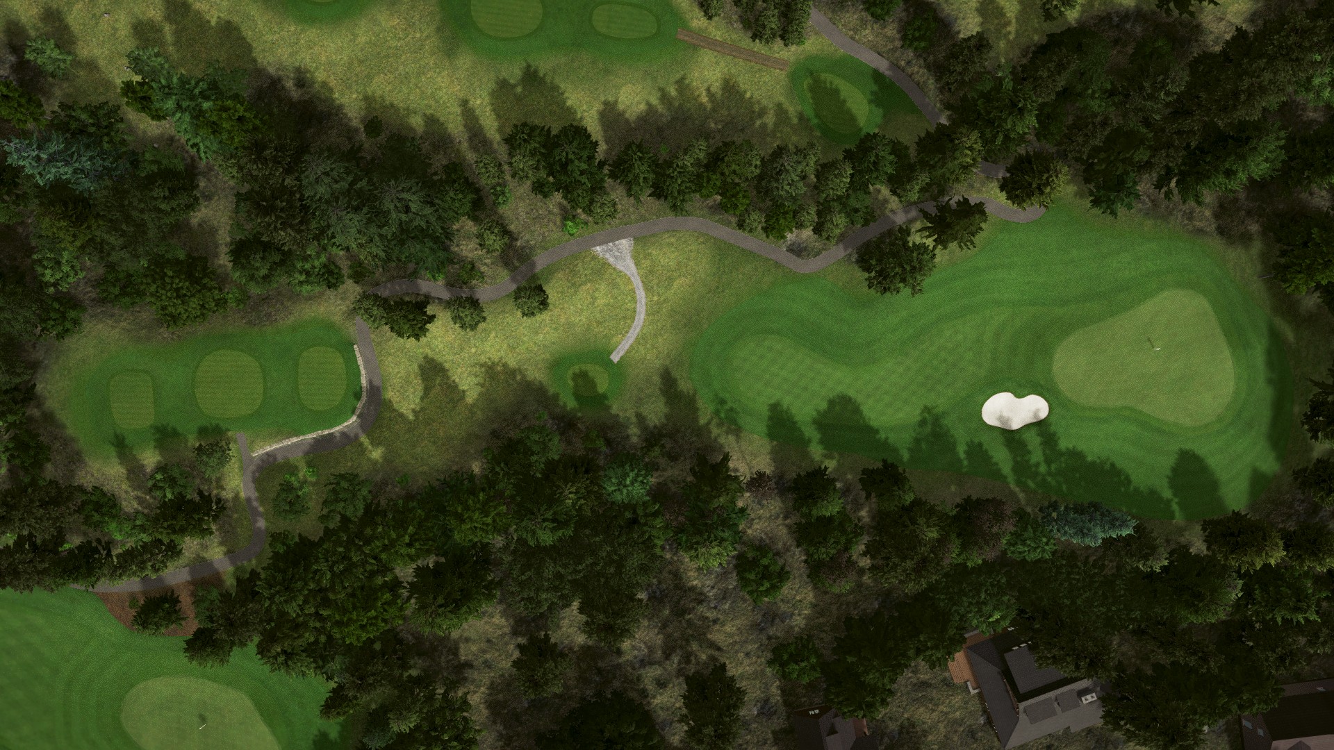 Hole 2 at Iron Horse Golf Club