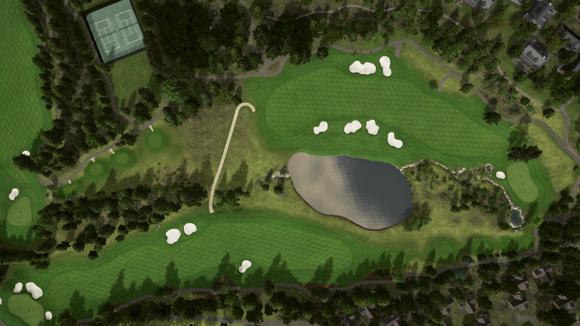 Hole 18 at Iron Horse Golf Club