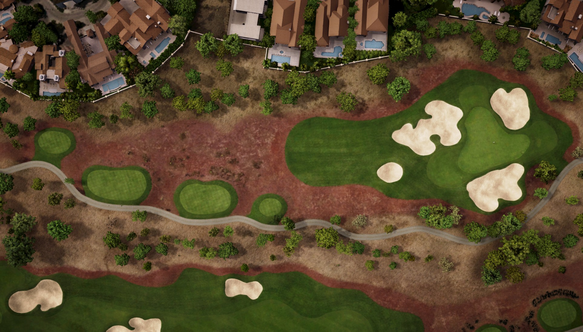 Hole 4 at Jumeirah Golf Estates - Earth Course