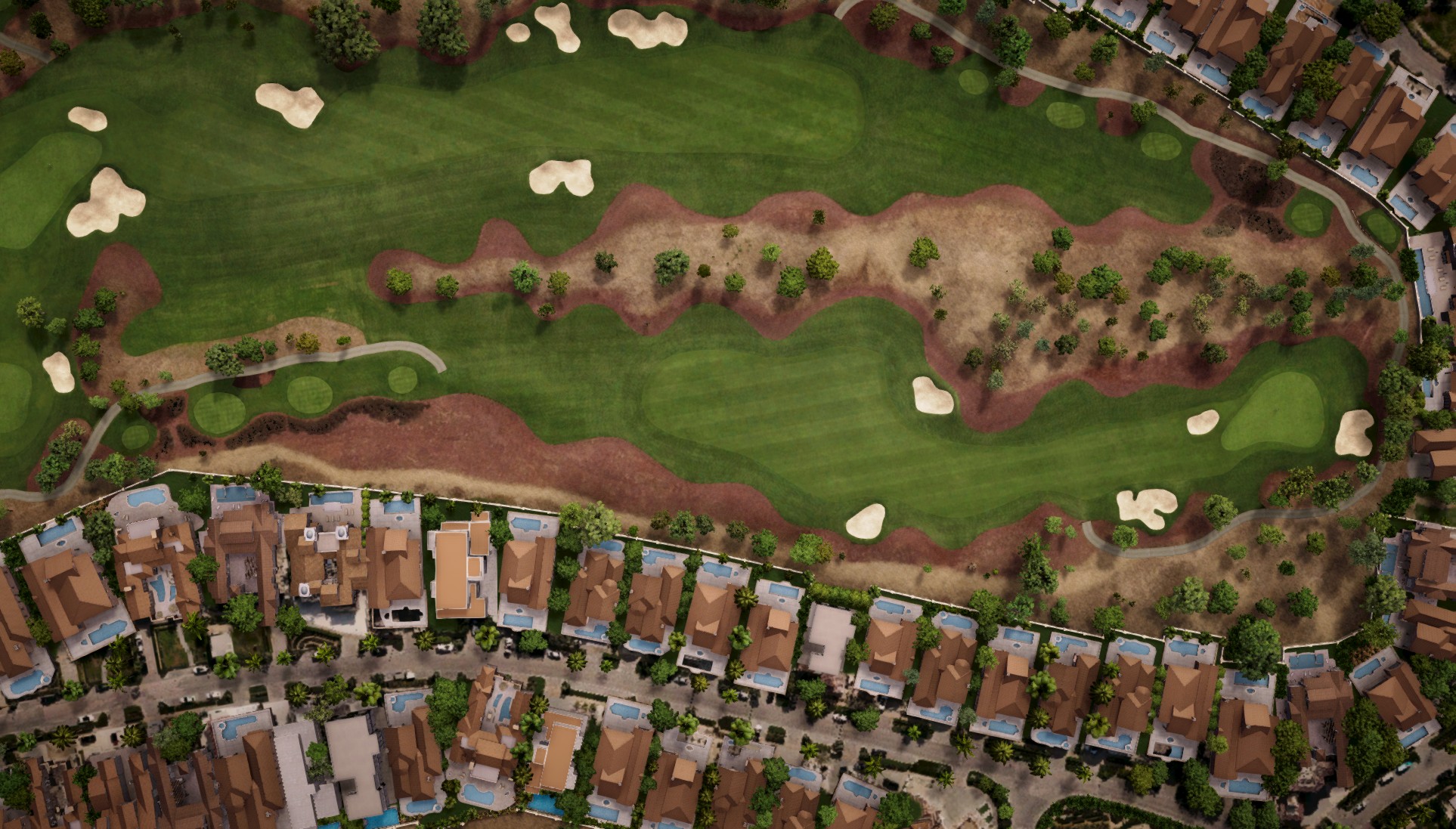 Hole 11 at Jumeirah Golf Estates - Earth Course