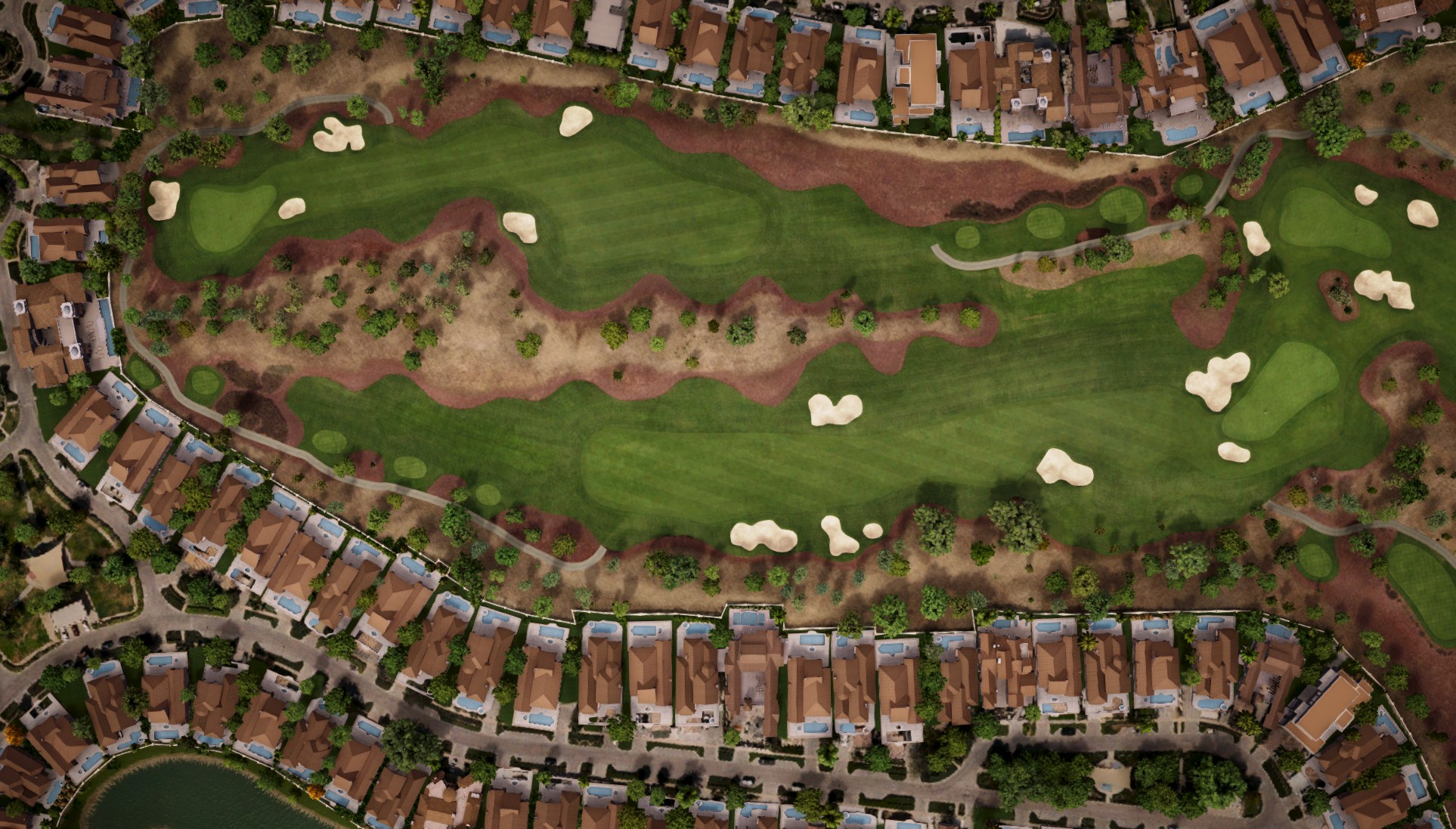 Hole 12 at Jumeirah Golf Estates - Earth Course