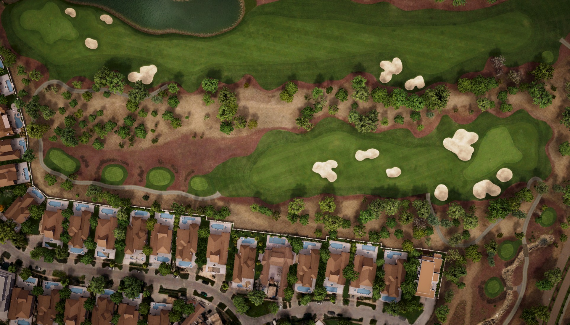 Hole 15 at Jumeirah Golf Estates - Earth Course