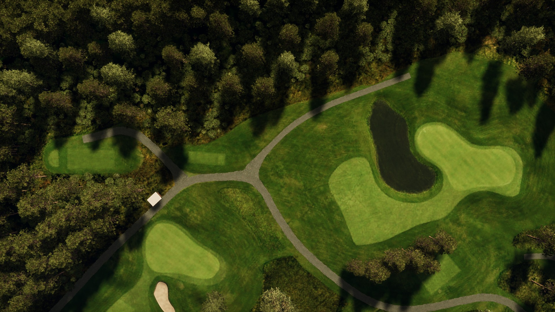 Hole 2 at Karlstads Golfklubb