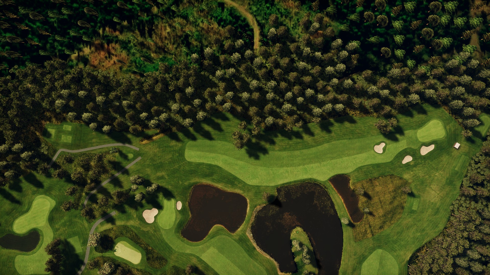 Hole 3 at Karlstads Golfklubb