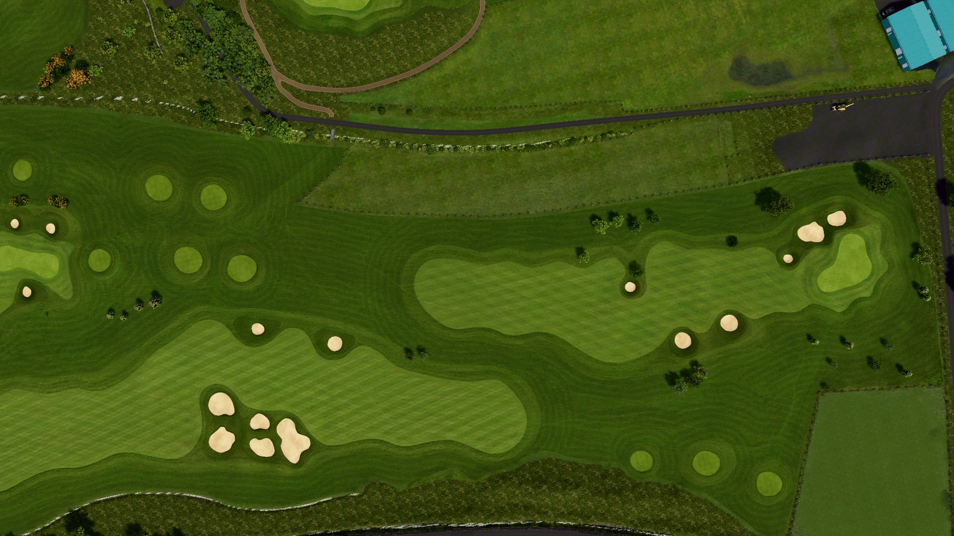 Hole 2 at Kingsfield Golf Centre