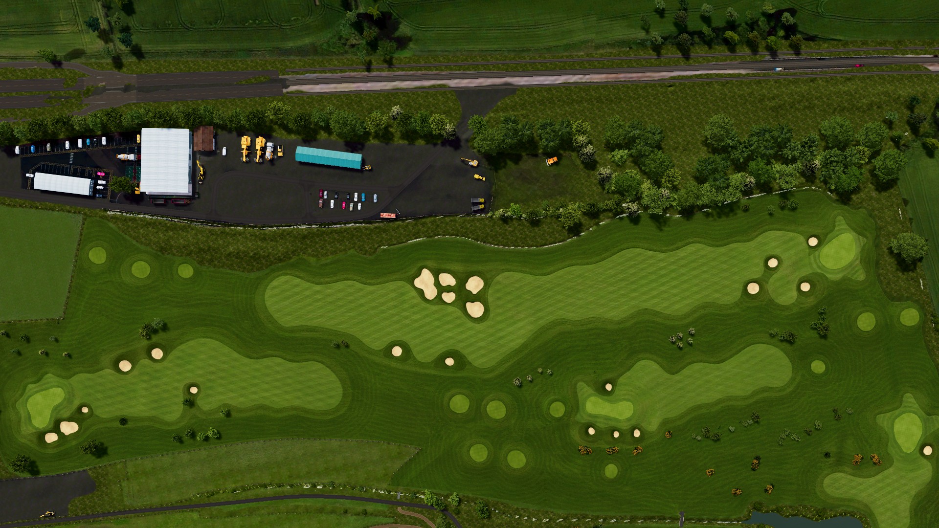 Hole 3 at Kingsfield Golf Centre
