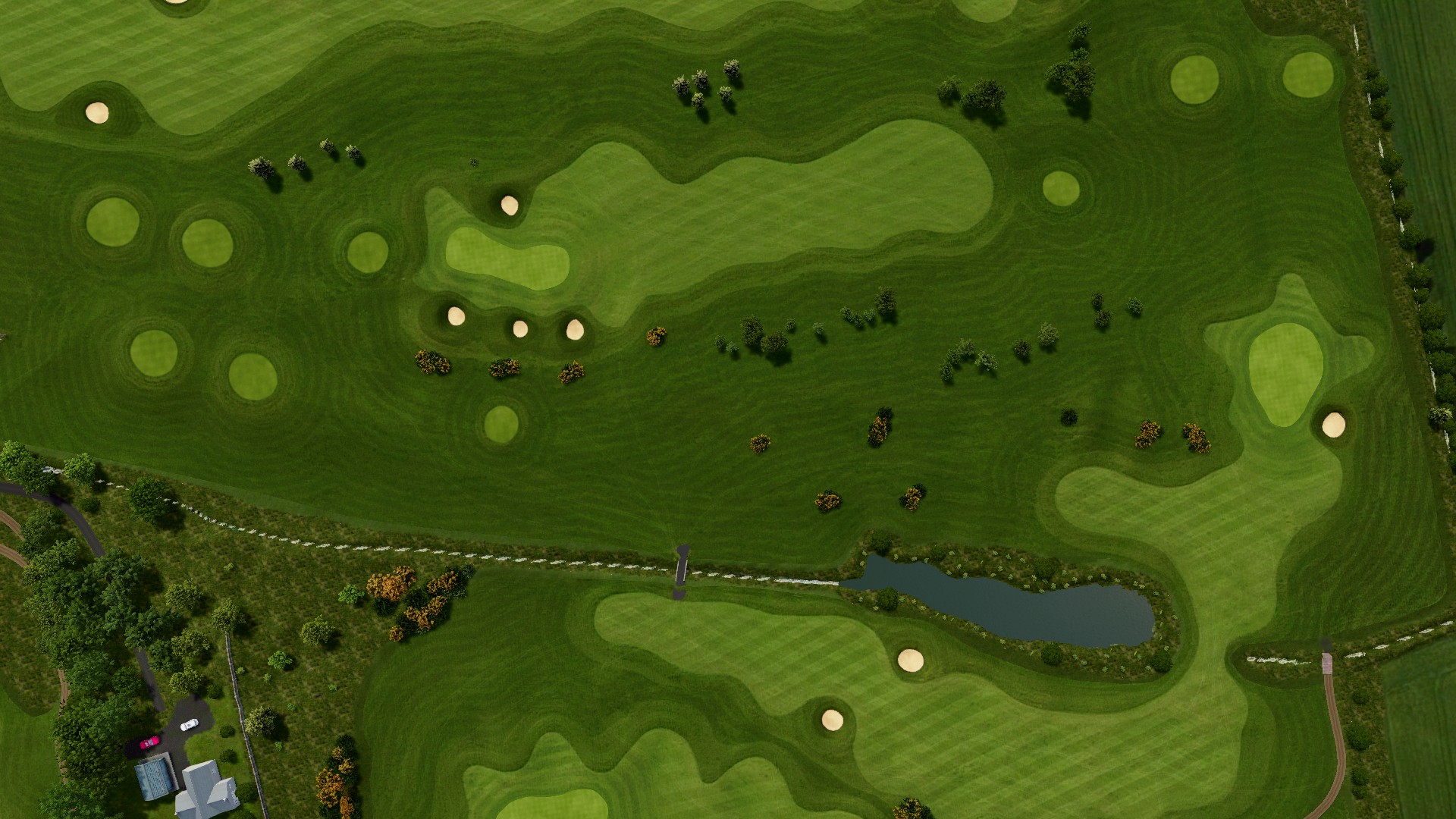 Hole 5 at Kingsfield Golf Centre