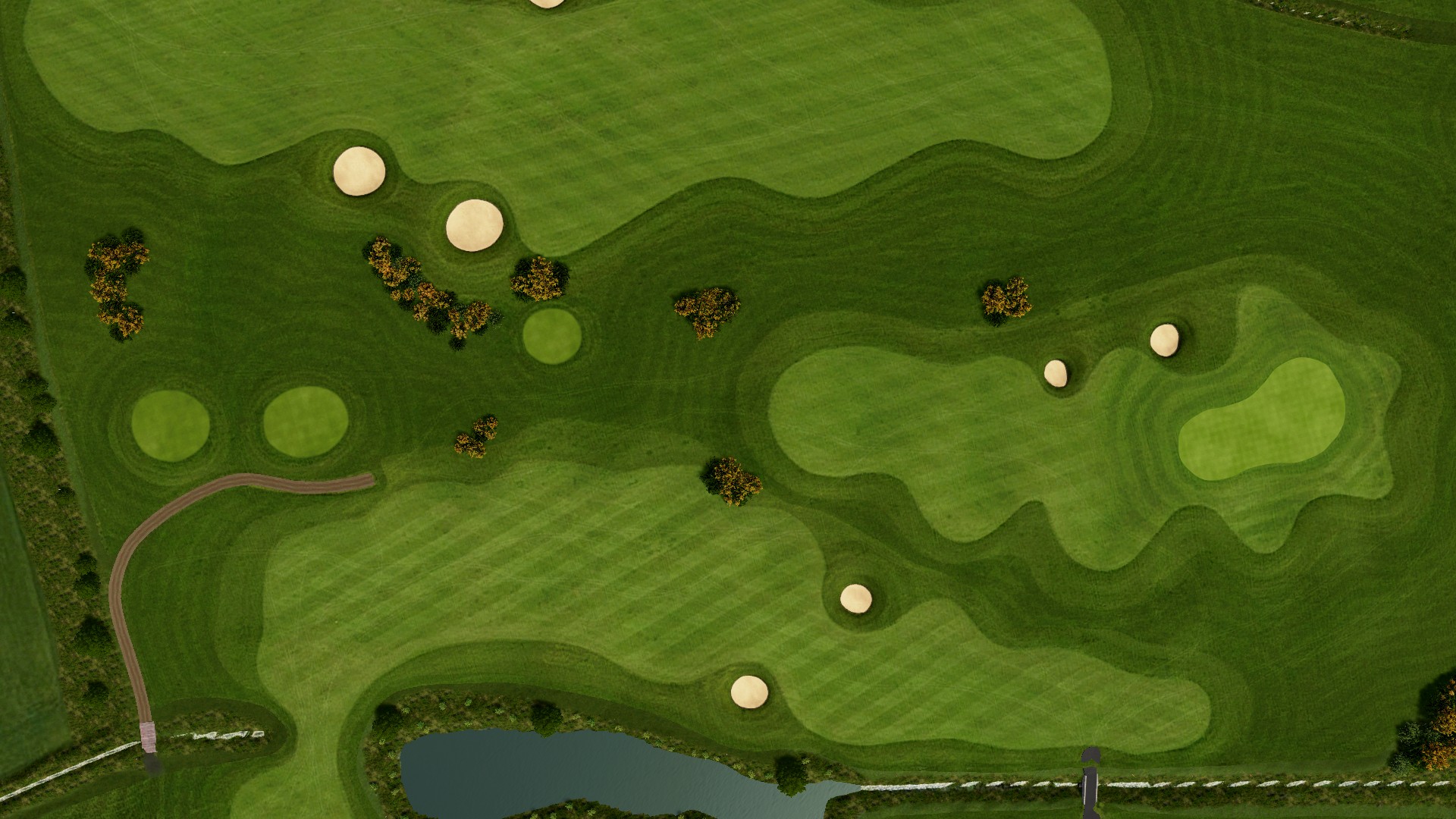 Hole 6 at Kingsfield Golf Centre