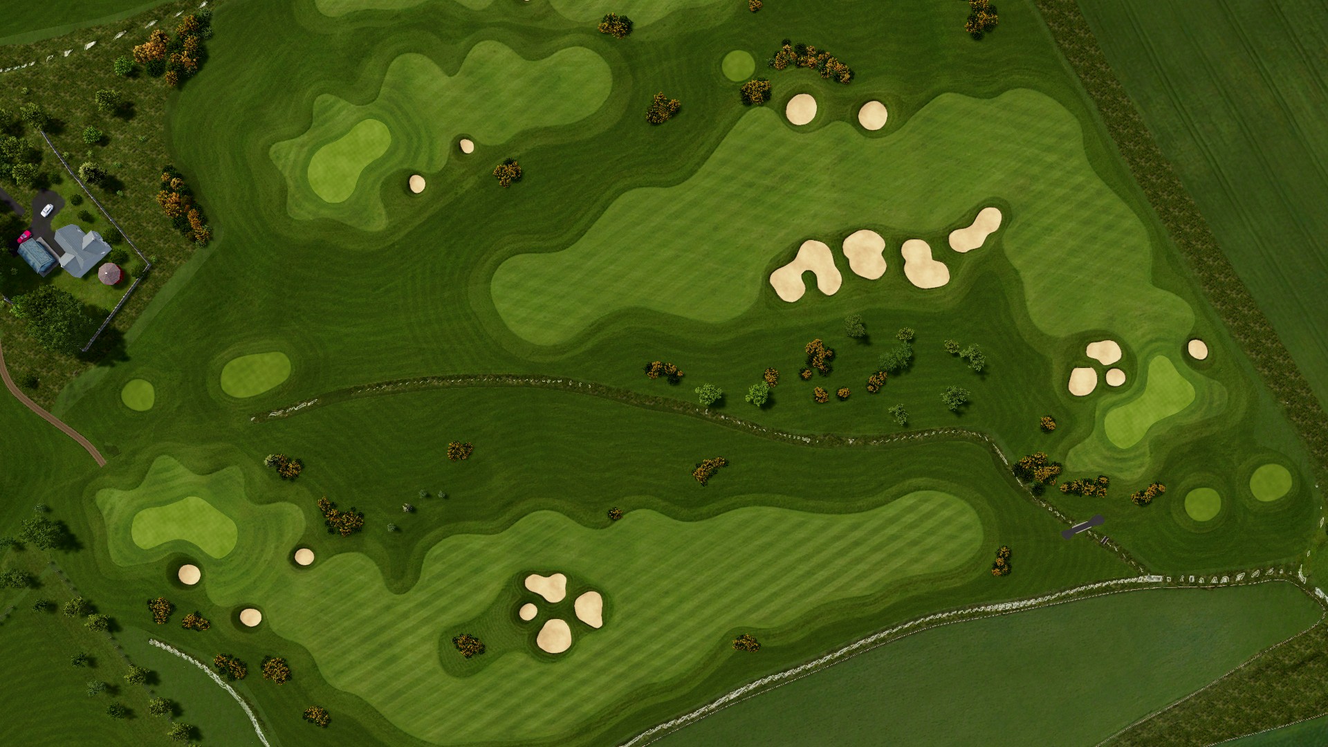 Hole 7 at Kingsfield Golf Centre