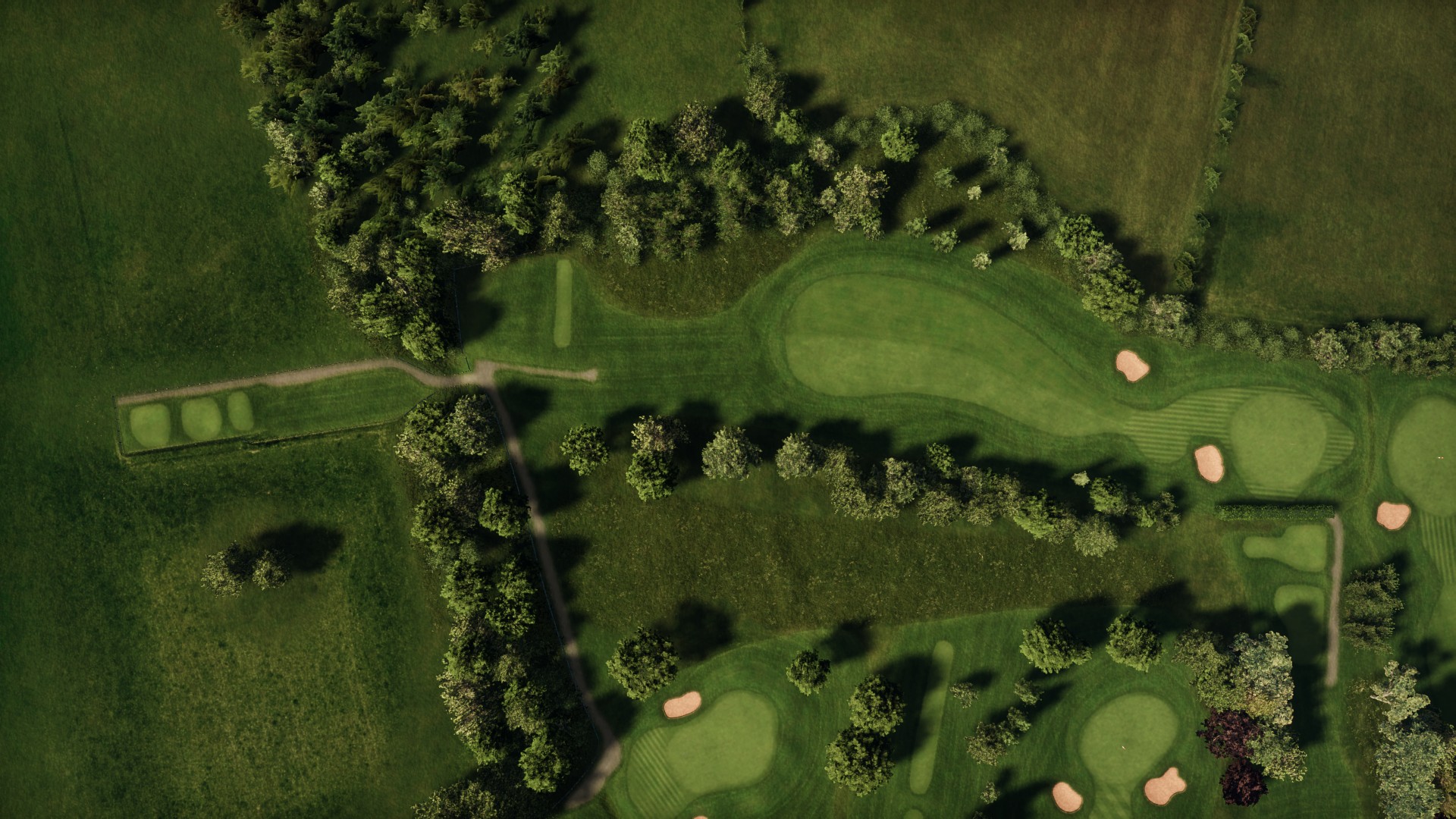 Hole 5 at Kirby Muxloe Golf Club