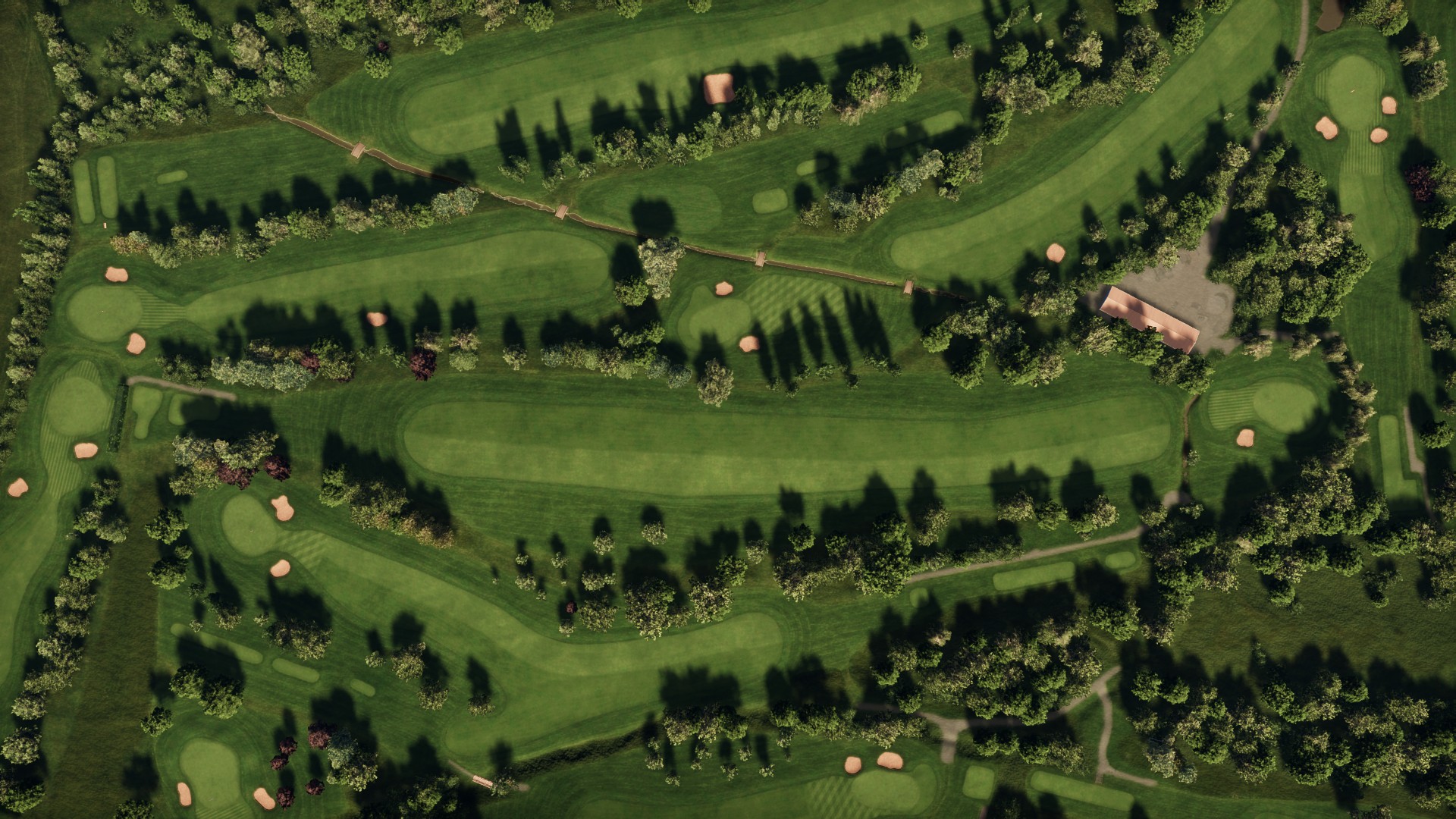 Hole 6 at Kirby Muxloe Golf Club