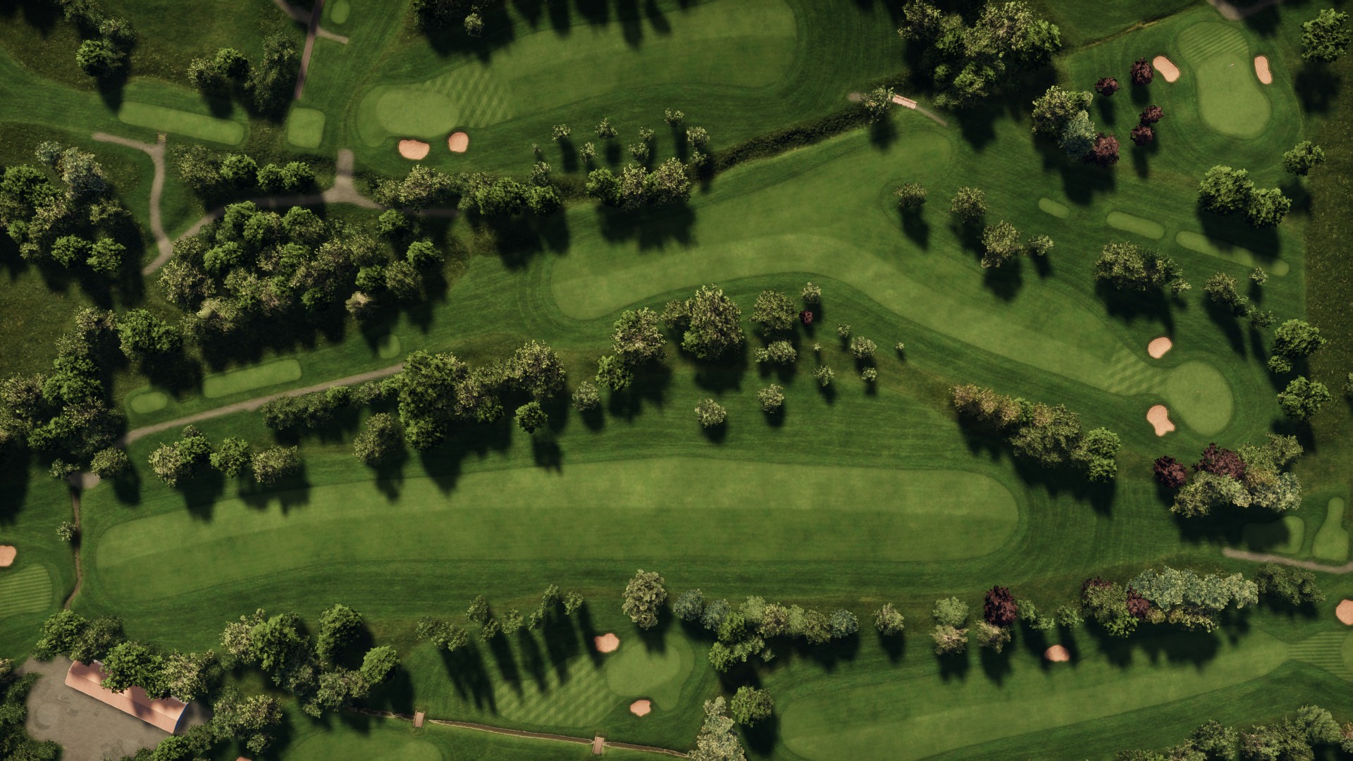 Hole 7 at Kirby Muxloe Golf Club