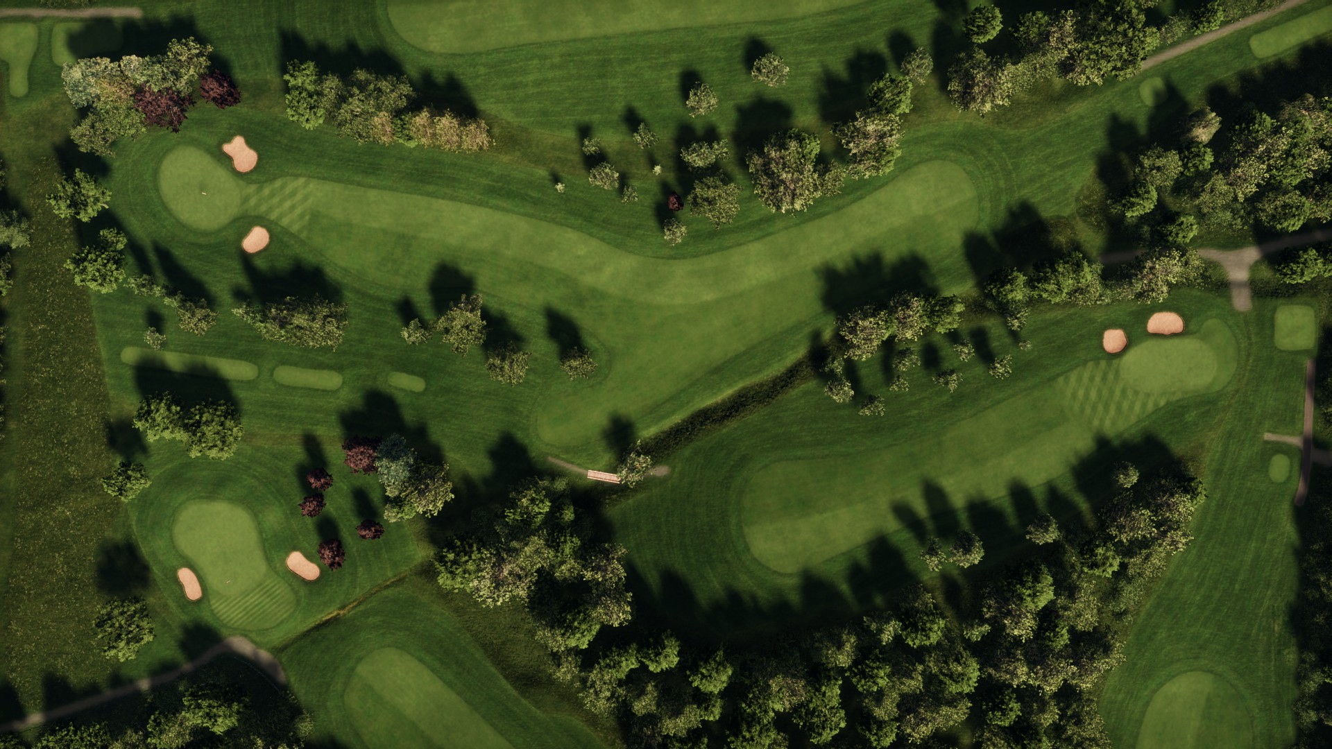 Hole 8 at Kirby Muxloe Golf Club
