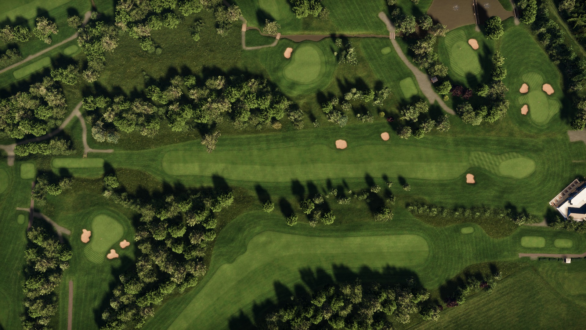 Hole 9 at Kirby Muxloe Golf Club