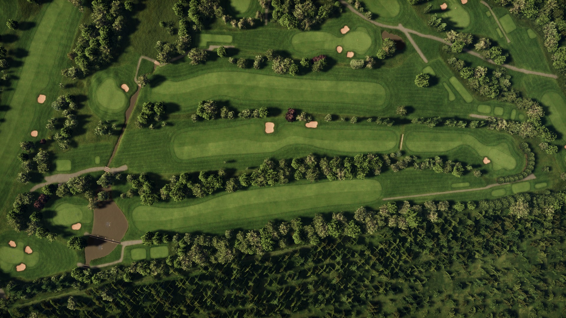 Hole 10 at Kirby Muxloe Golf Club