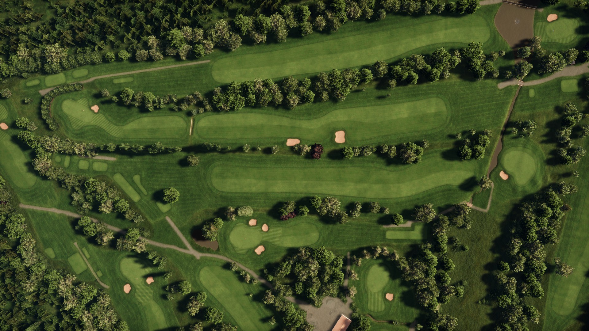 Hole 11 at Kirby Muxloe Golf Club