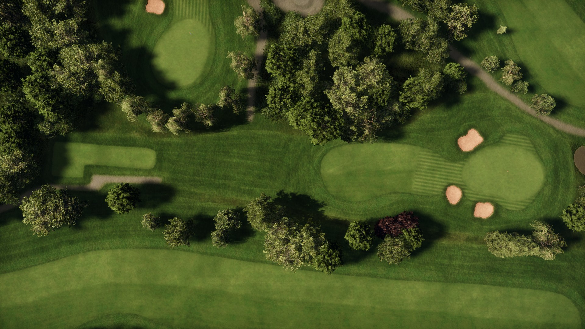 Hole 12 at Kirby Muxloe Golf Club