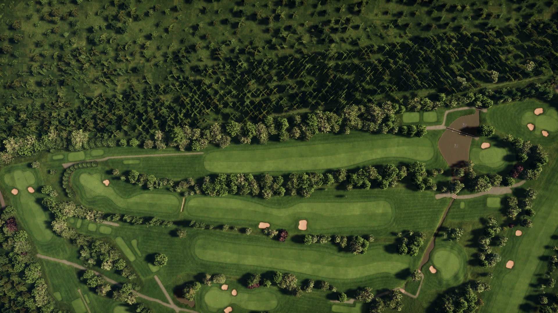 Hole 17 at Kirby Muxloe Golf Club