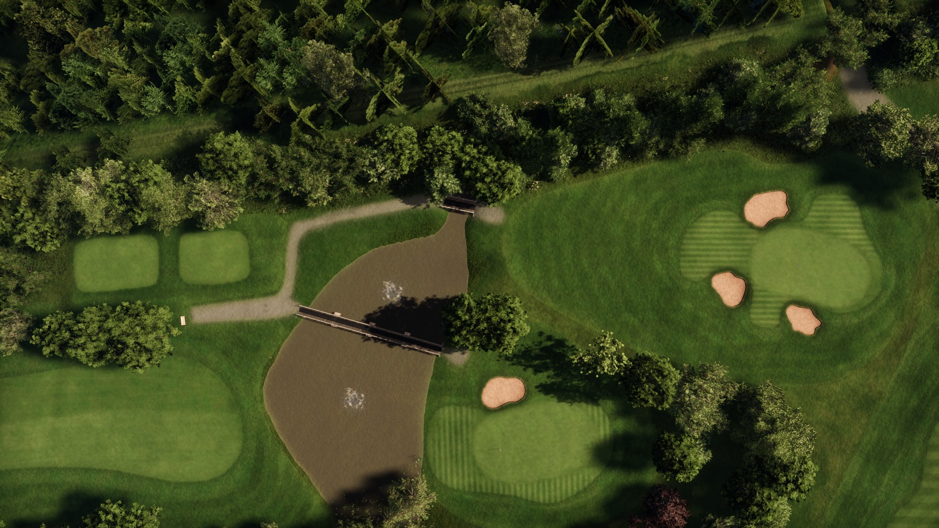 Hole 18 at Kirby Muxloe Golf Club