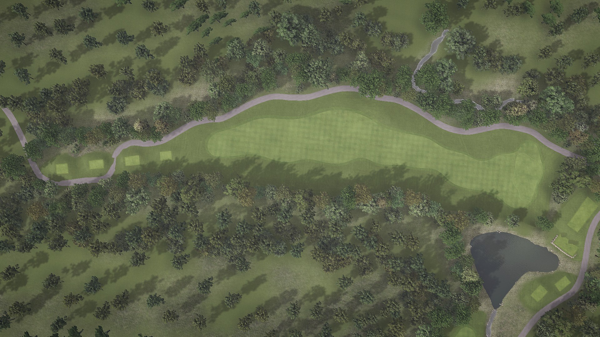 Hole 2 at Kissing Tree