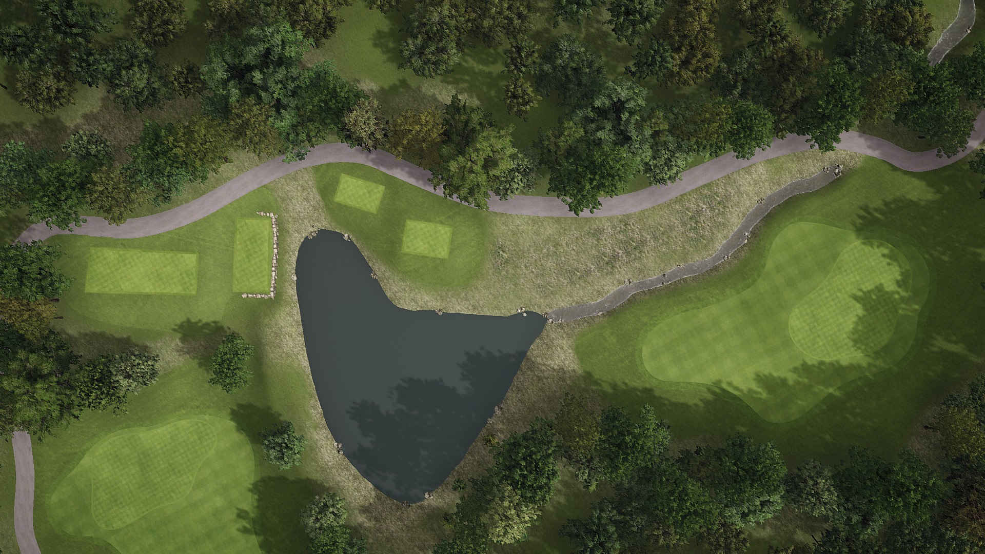 Hole 3 at Kissing Tree