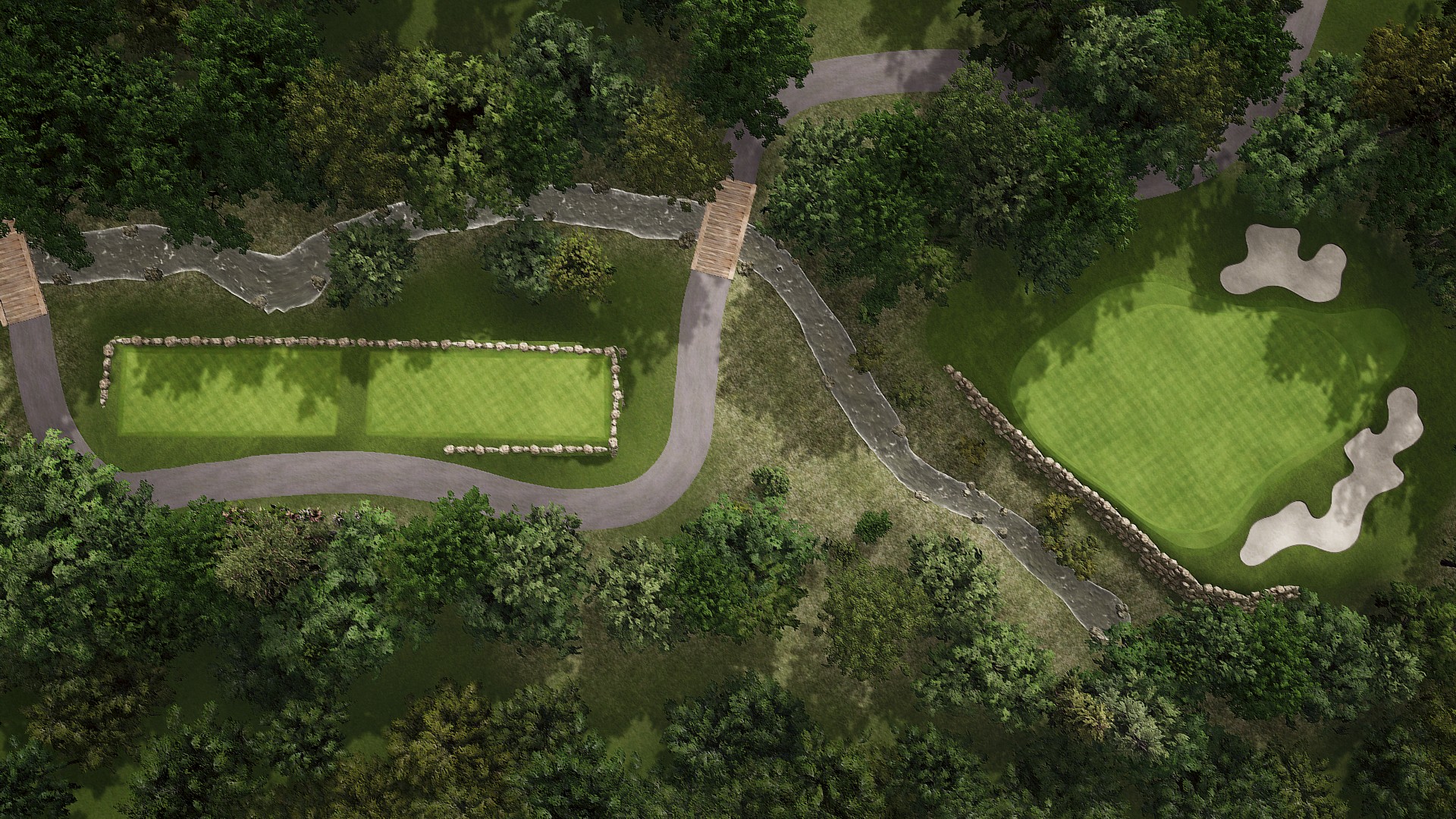 Hole 6 at Kissing Tree