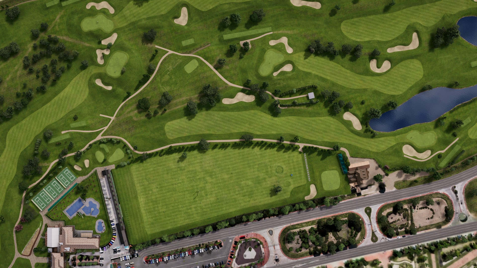 Hole 2 at Club de Golf la Dehesa