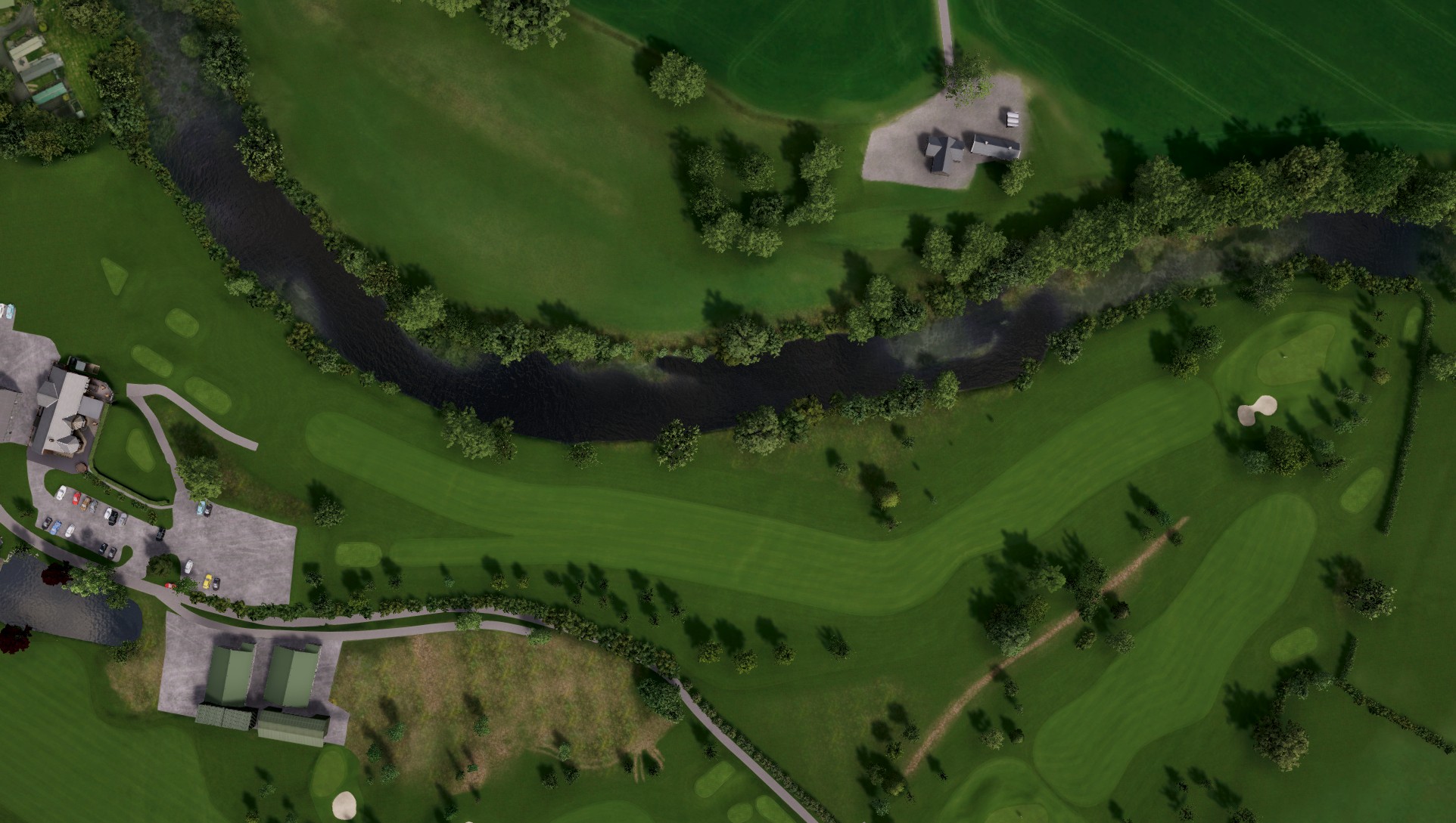 Hole 1 at Lakeside Golf Course