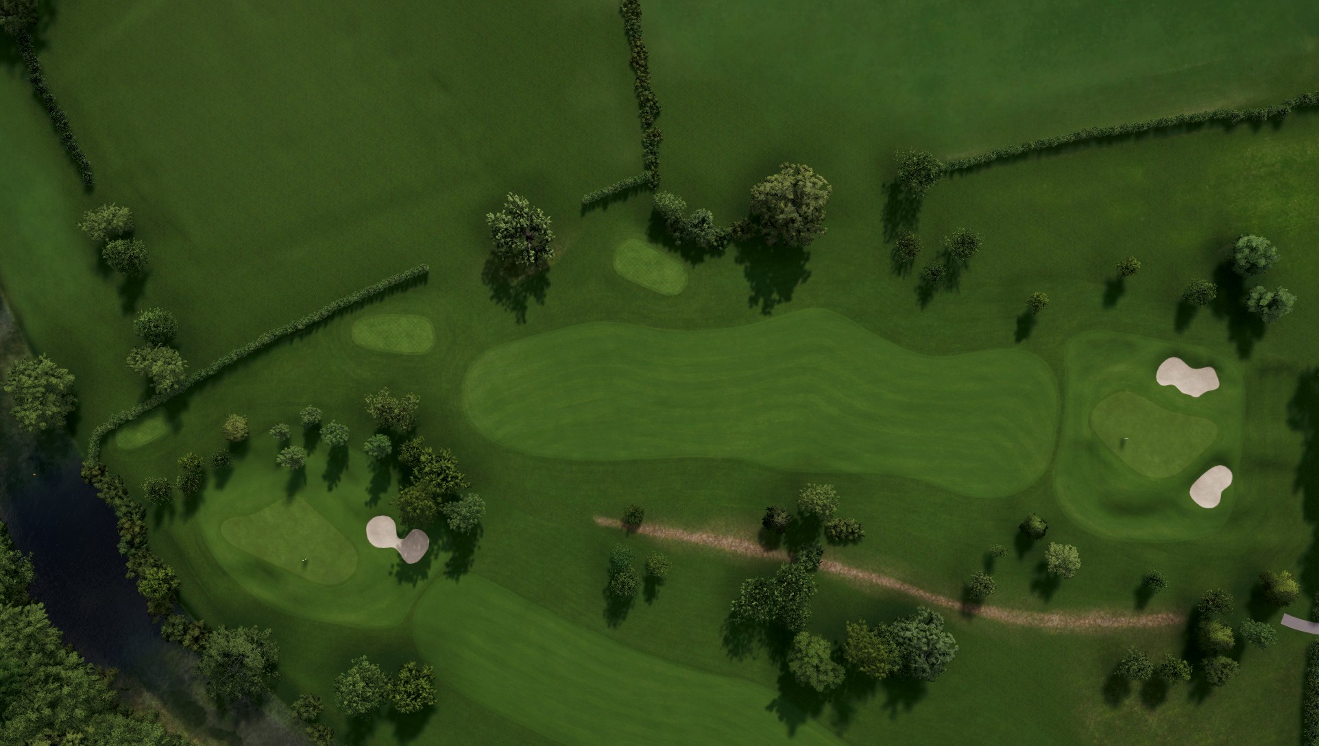 Hole 2 at Lakeside Golf Course
