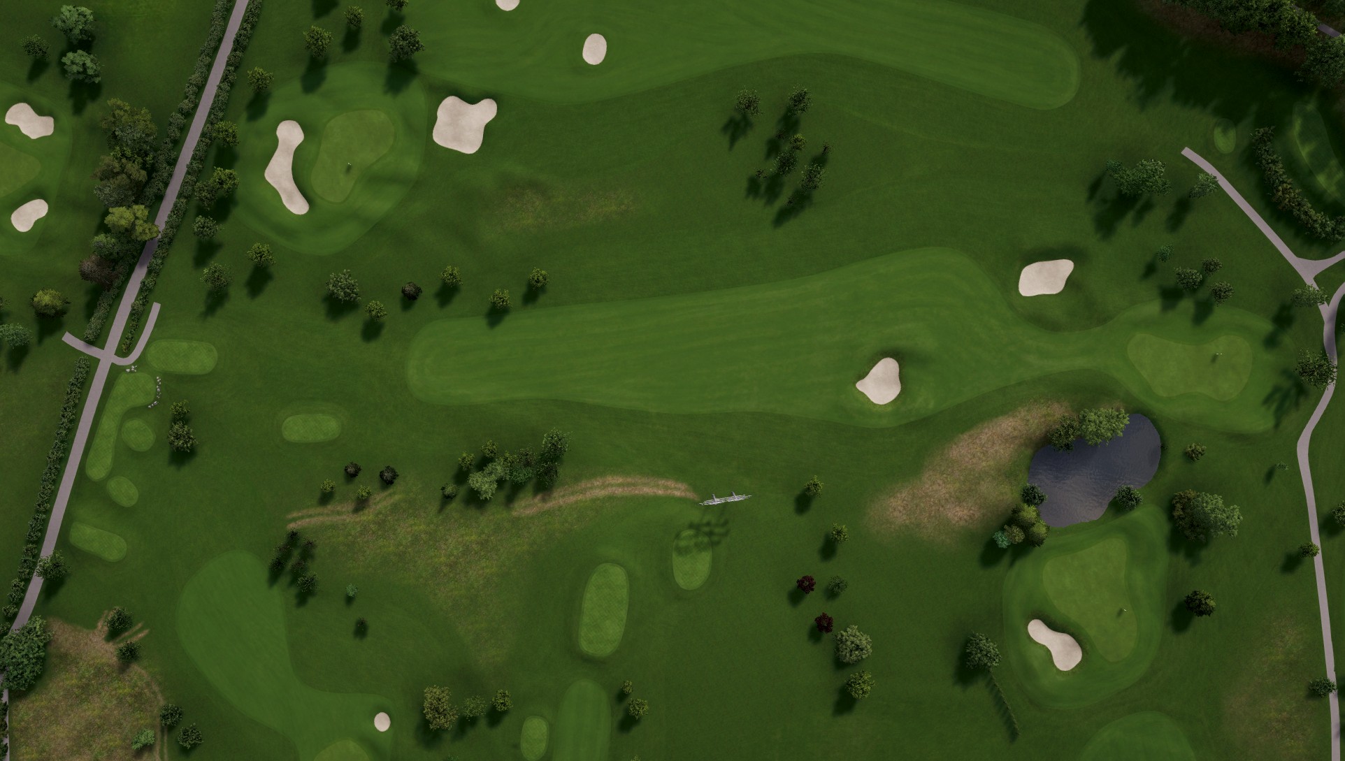 Hole 3 at Lakeside Golf Course