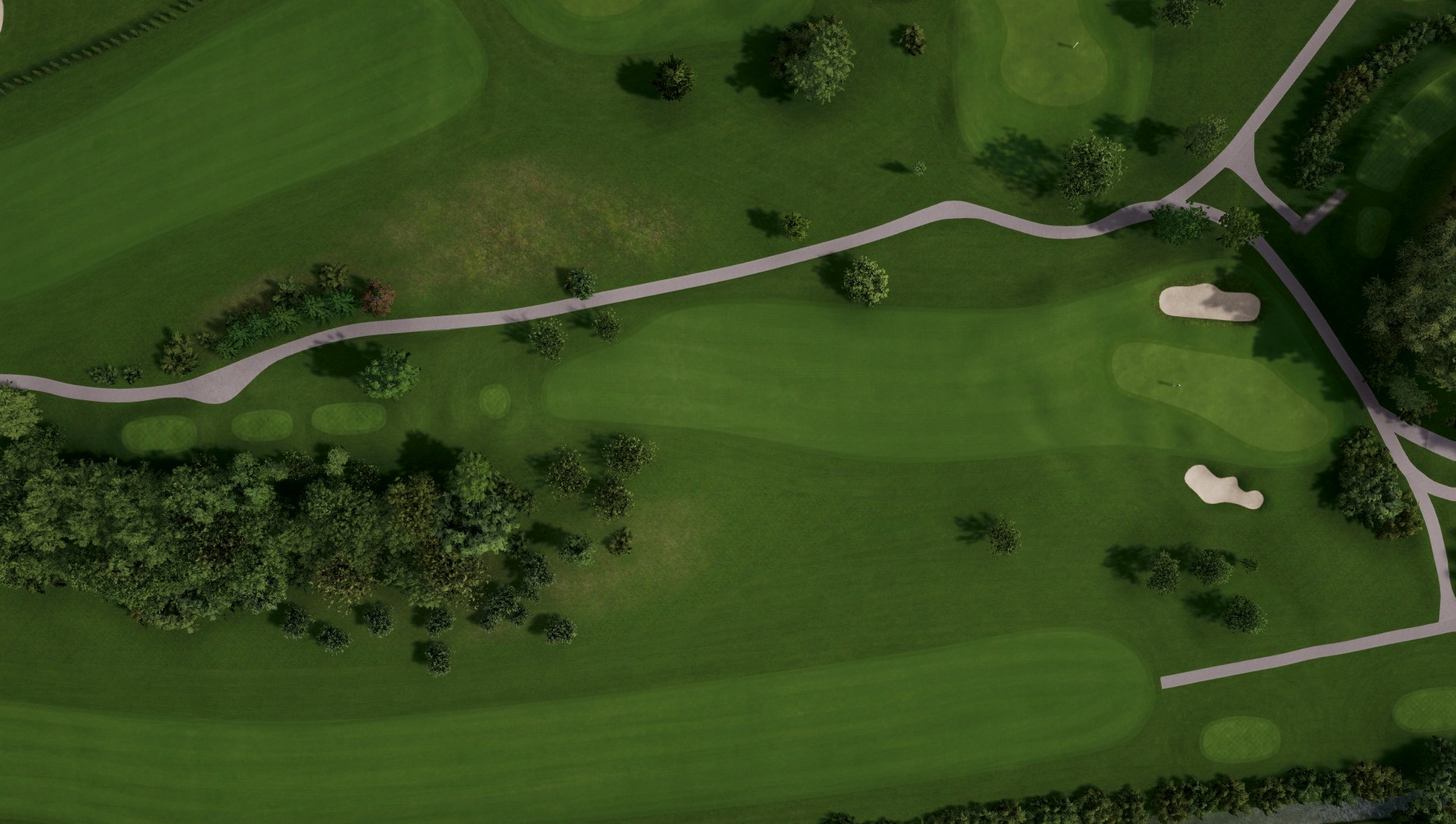 Hole 4 at Lakeside Golf Course