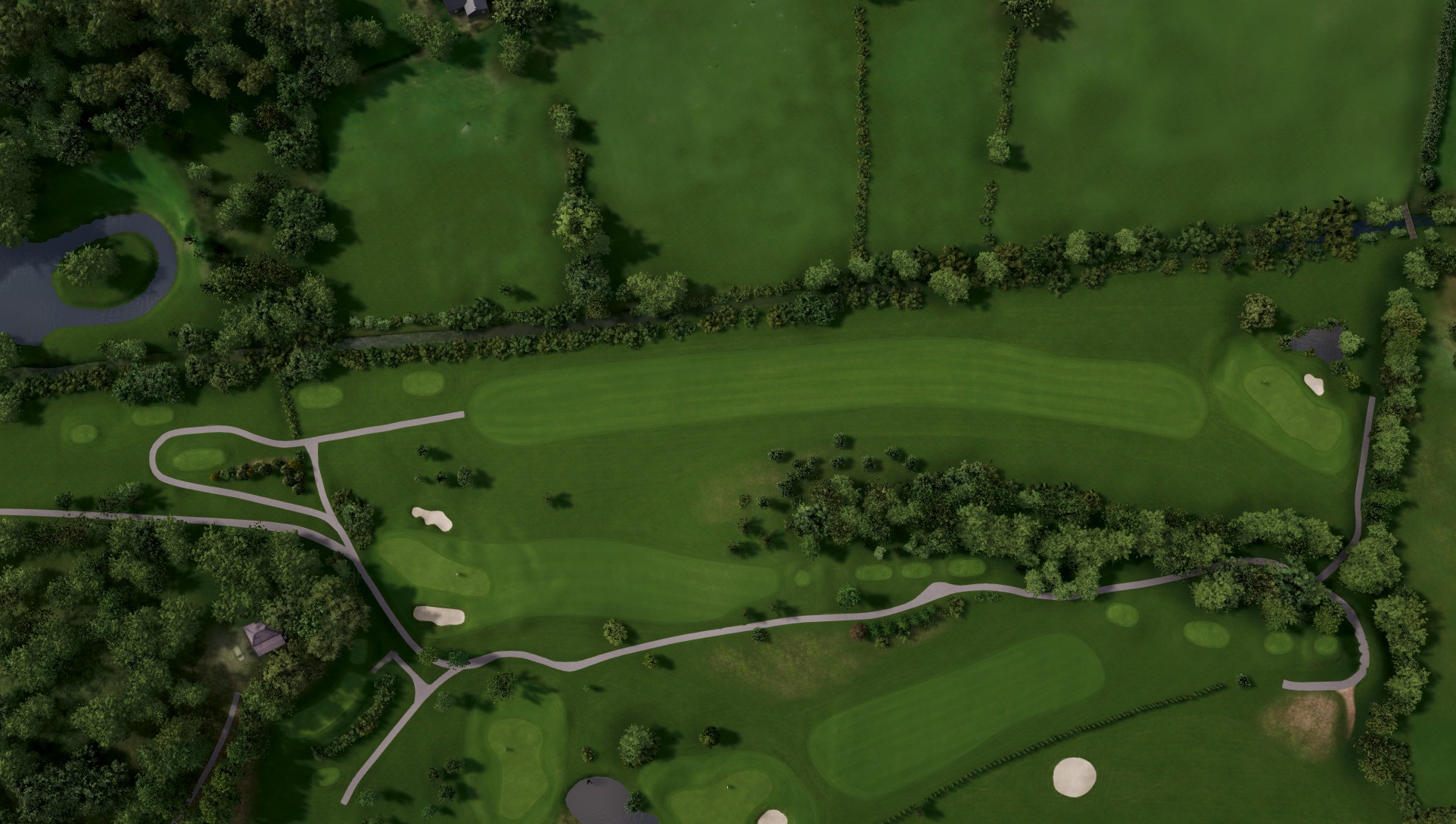 Hole 5 at Lakeside Golf Course