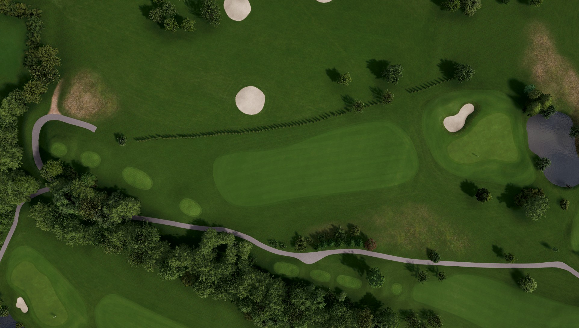 Hole 6 at Lakeside Golf Course