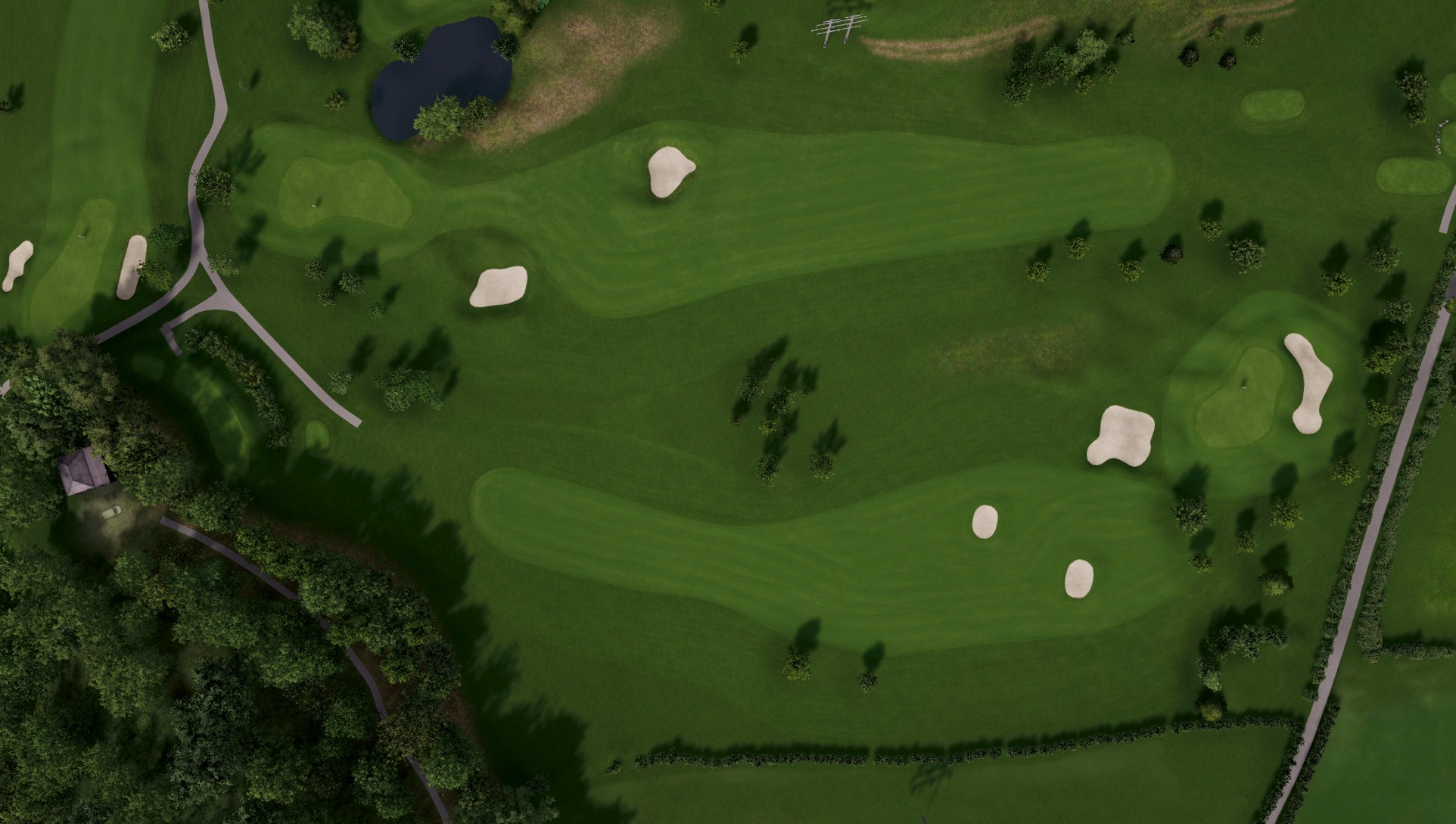Hole 7 at Lakeside Golf Course