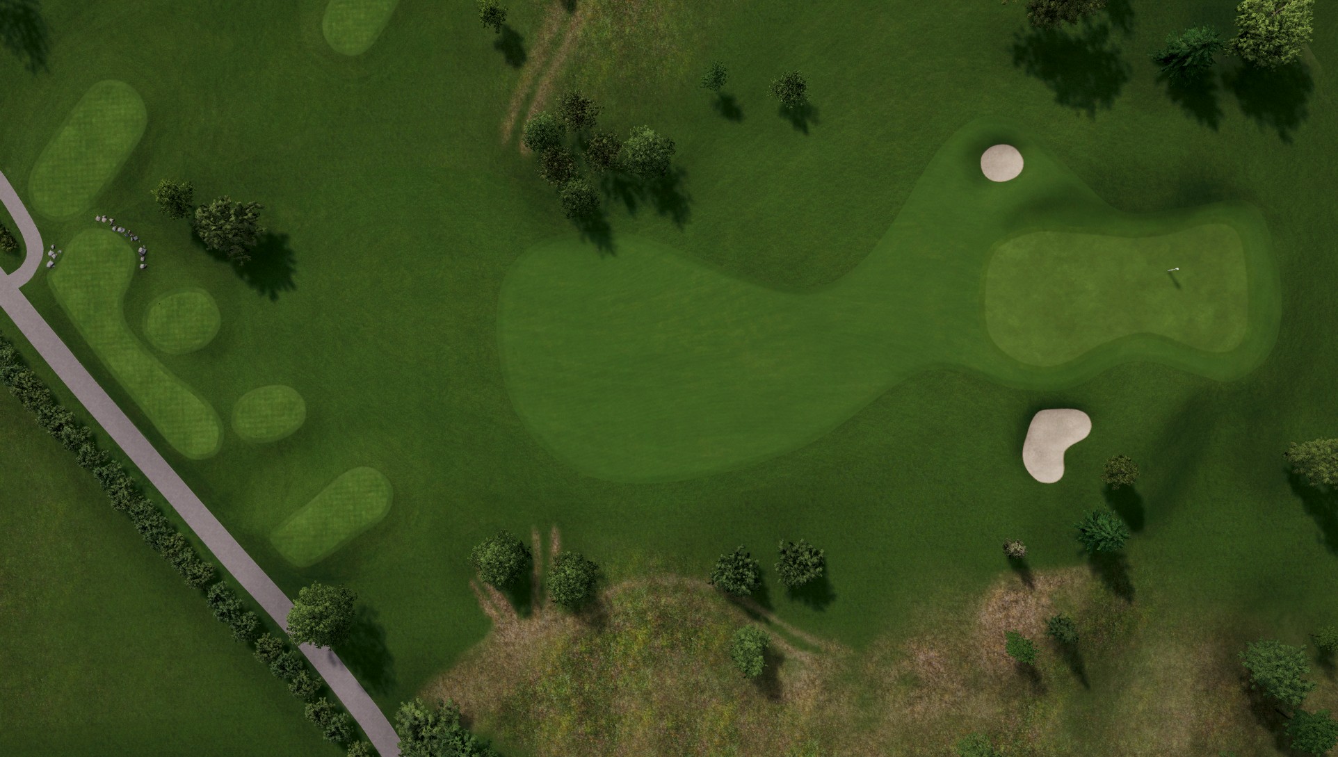 Hole 8 at Lakeside Golf Course