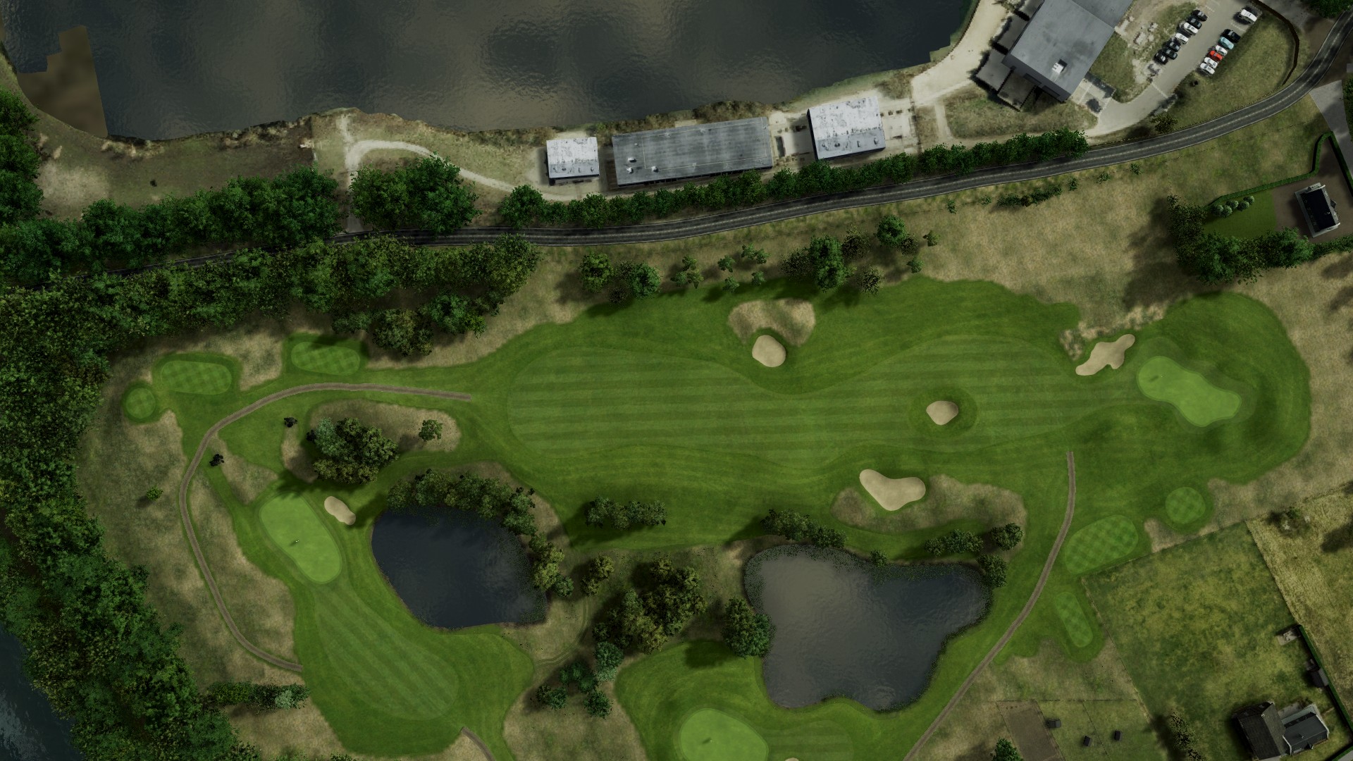 Hole 5 at Landgoed Bergvliet GC
