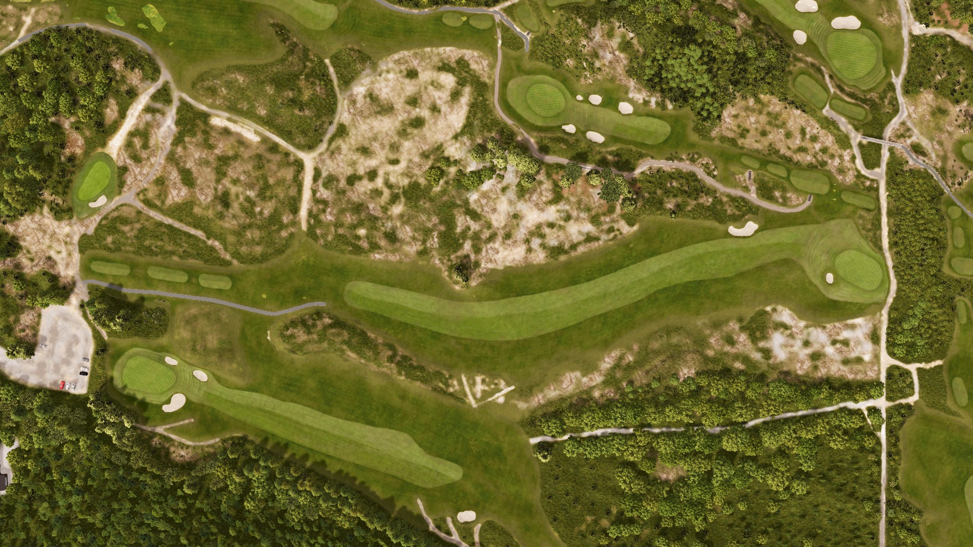 Hole 1 at Le Touquet Golf Resort