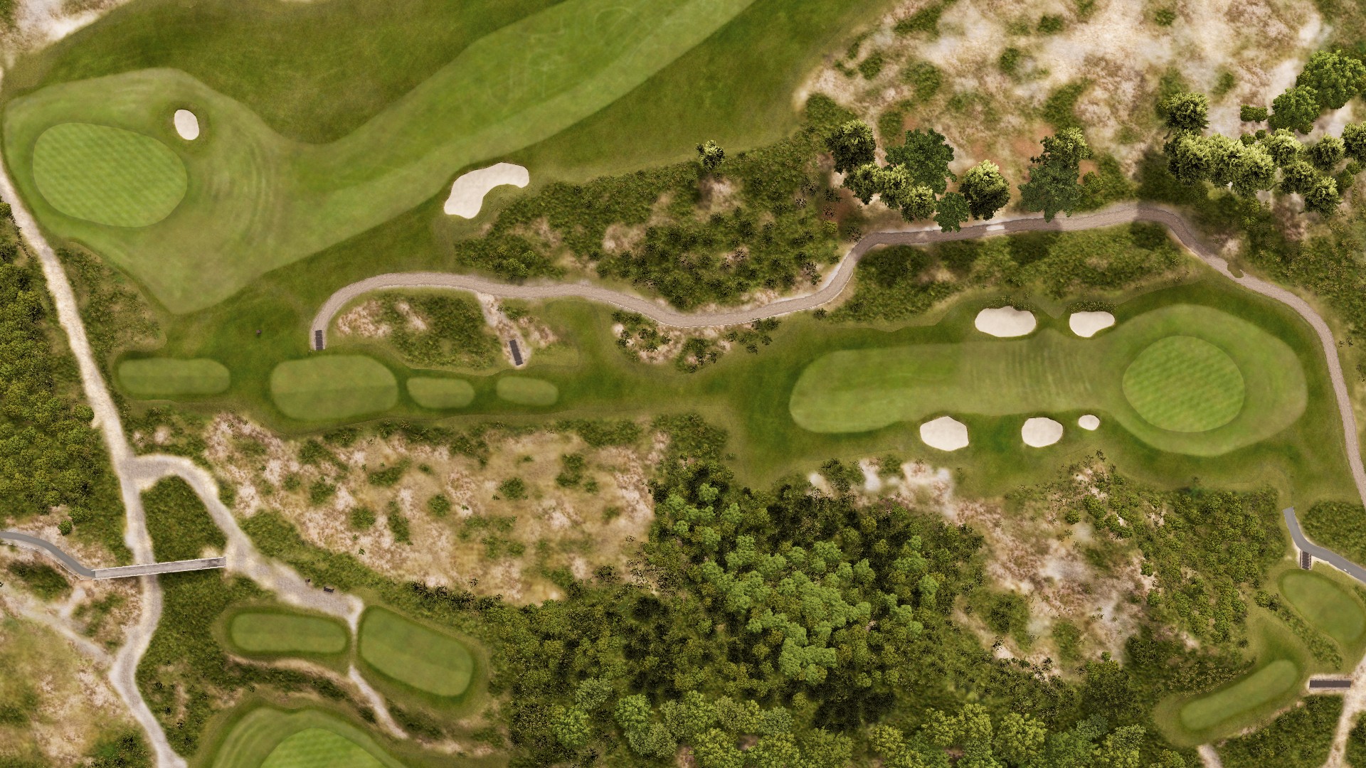 Hole 2 at Le Touquet Golf Resort